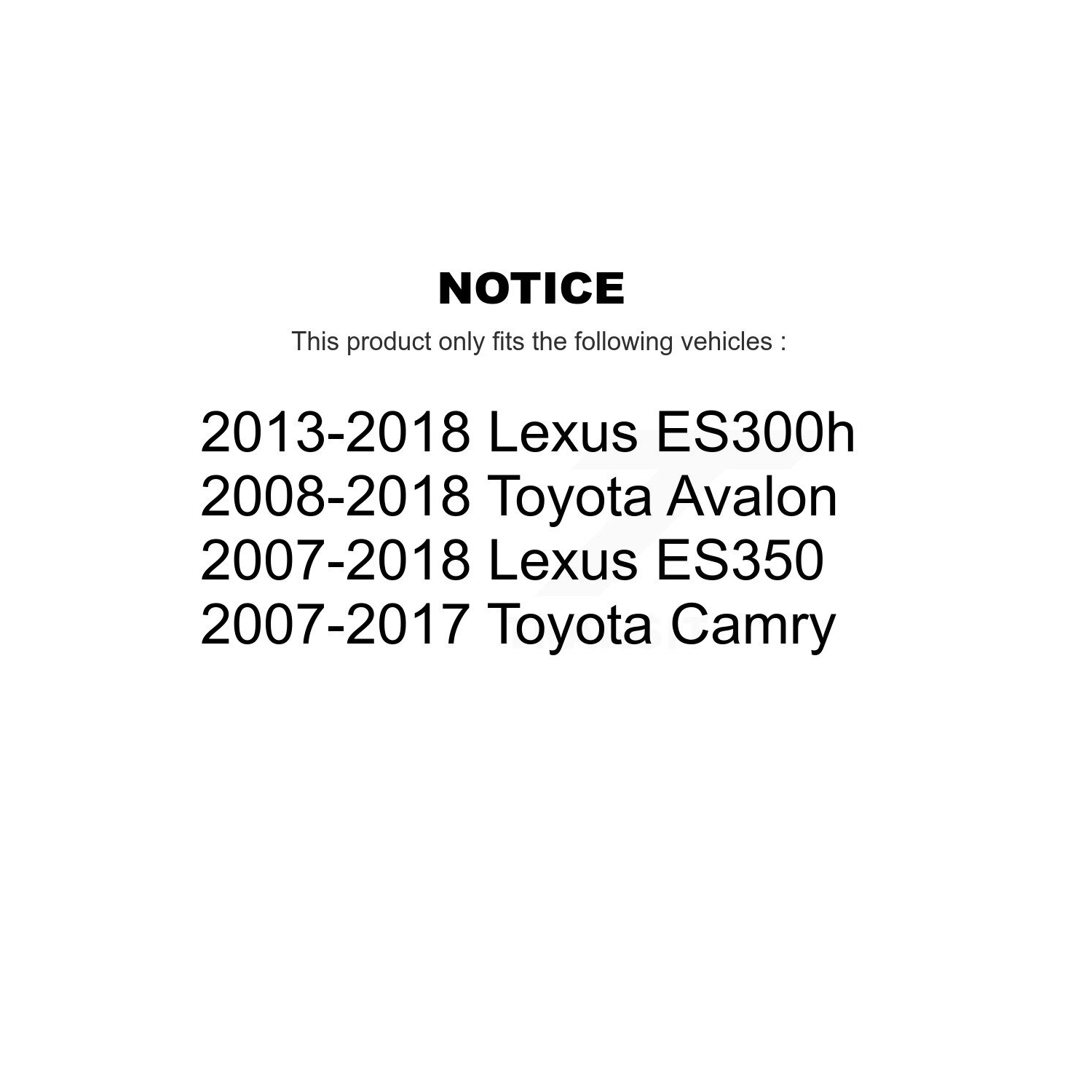 Front Ceramic Disc Brake Pads CMX-D1293 For Toyota Camry Lexus ES350 Avalon ES300h