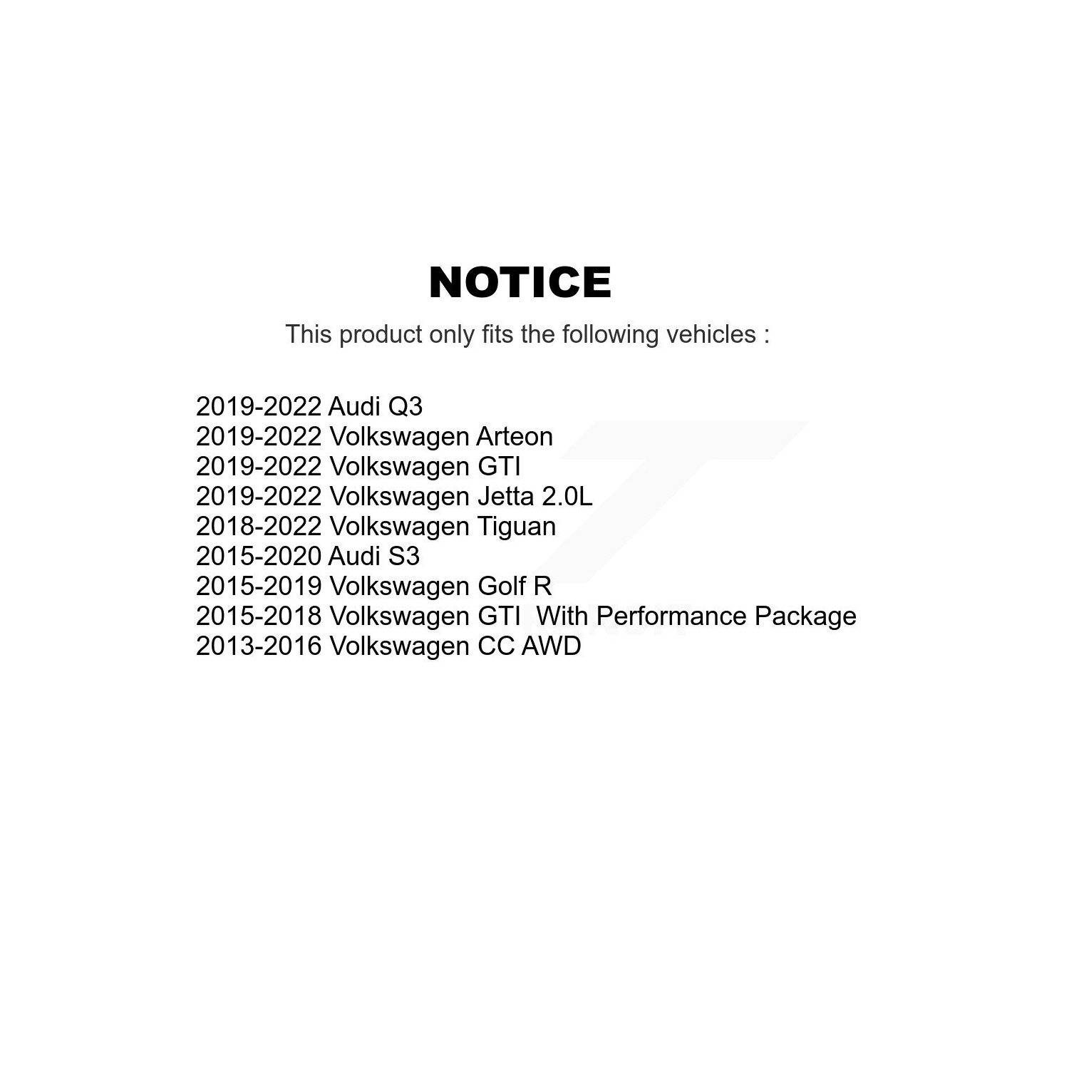 Front Ceramic Disc Brake Pads CMX-D1633A For Volkswagen Tiguan Jetta Audi Q3 GTI Golf R Arteon S3 A3