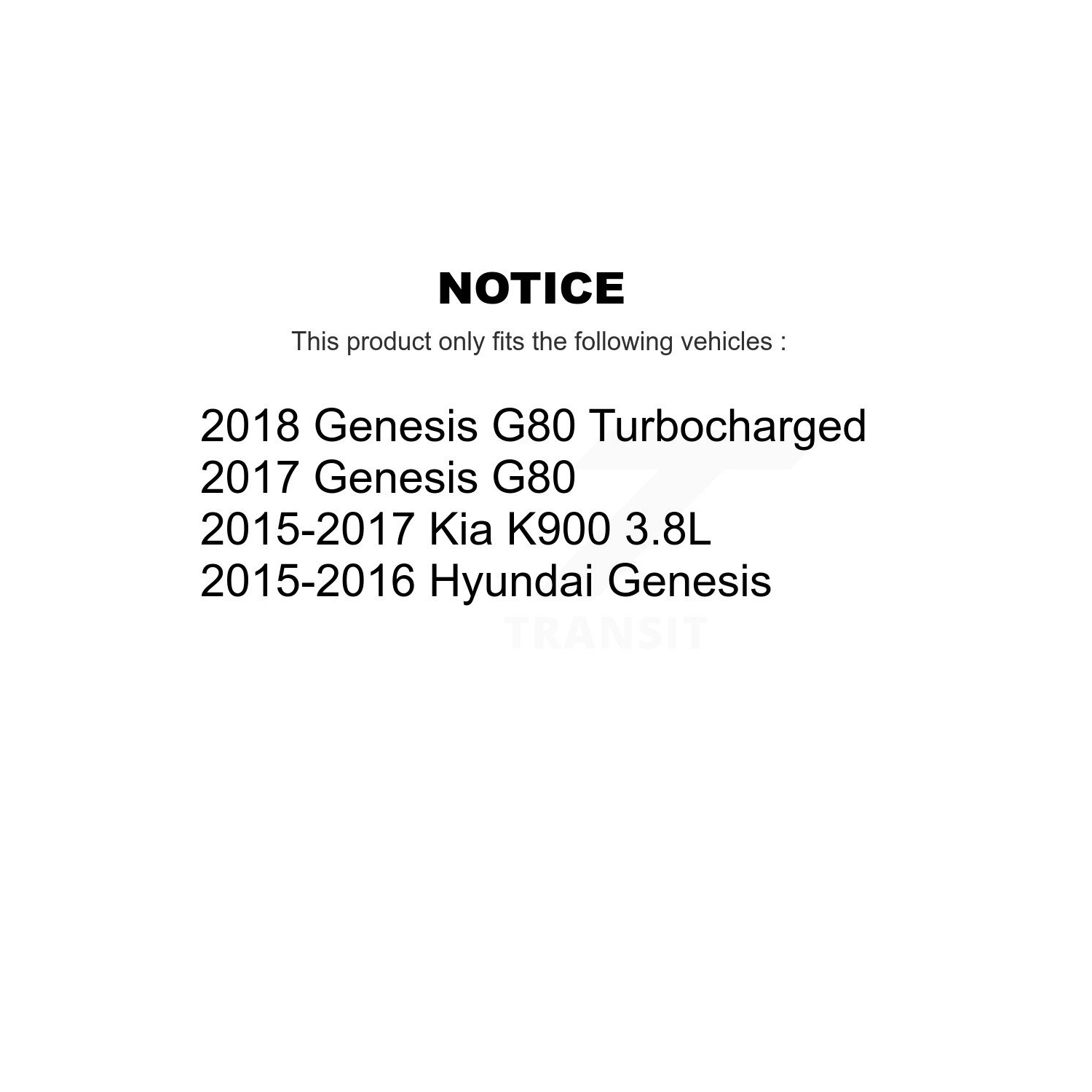 Plaquettes de frein avant semi-métalliques PPF-D1799 pour Hyundai Genesis G80 Kia K900