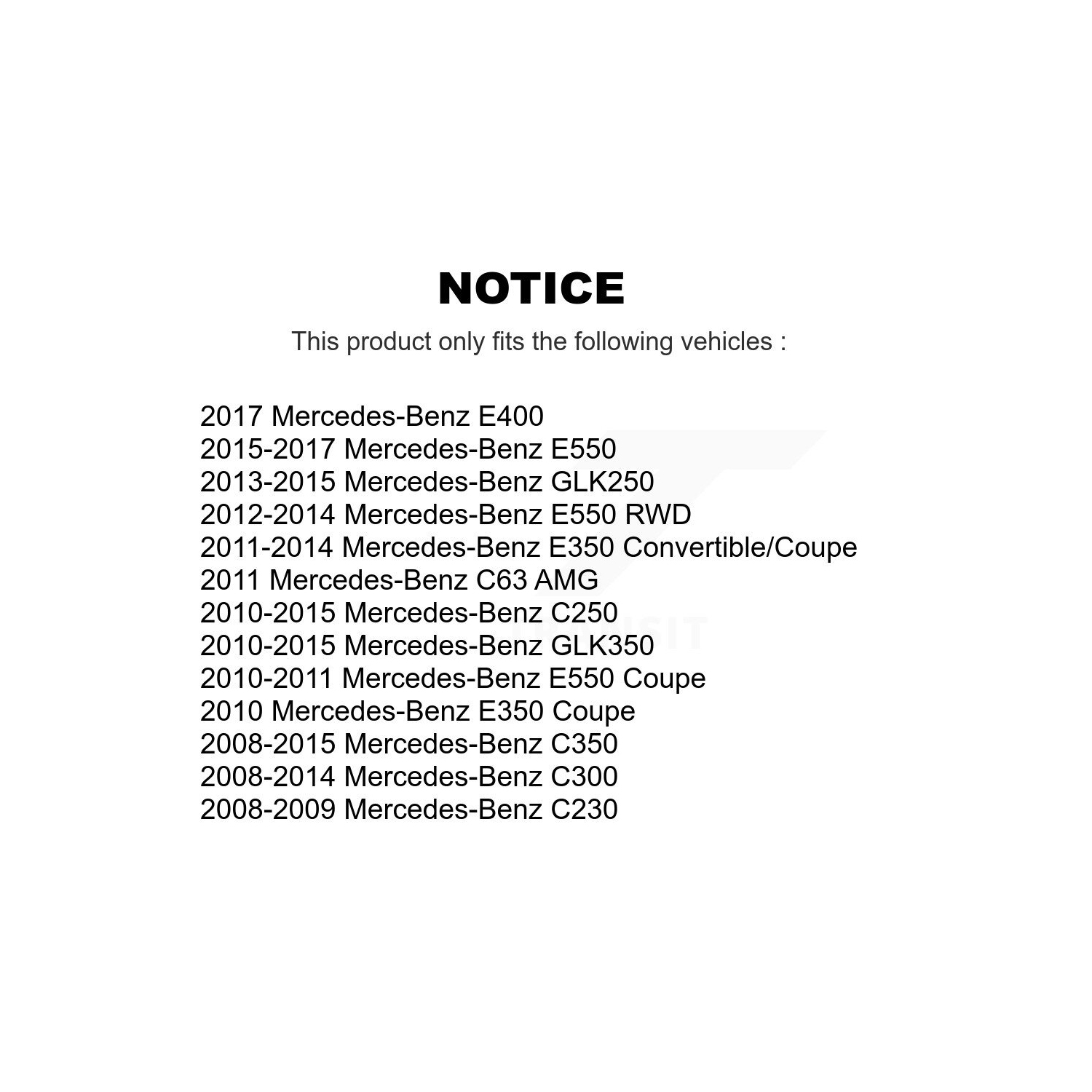 Rear Ceramic Disc Brake Pads CMX-D1341 For Mercedes-Benz C300 GLK350 GLK250 E350 C350 C250 E550 C230