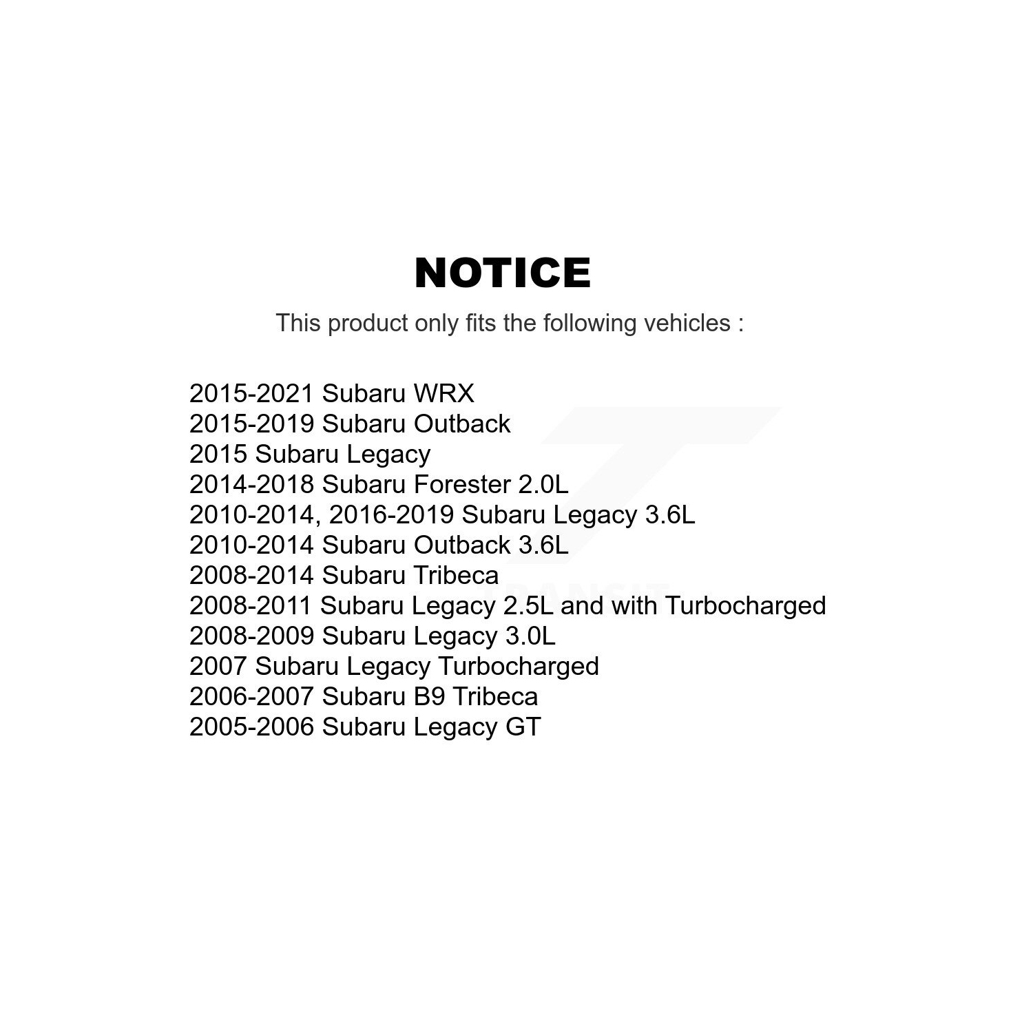 Plaquettes de frein avant semi-métalliques SIM-1078 pour Outback Subaru Forester Legacy WRX Tribeca B9