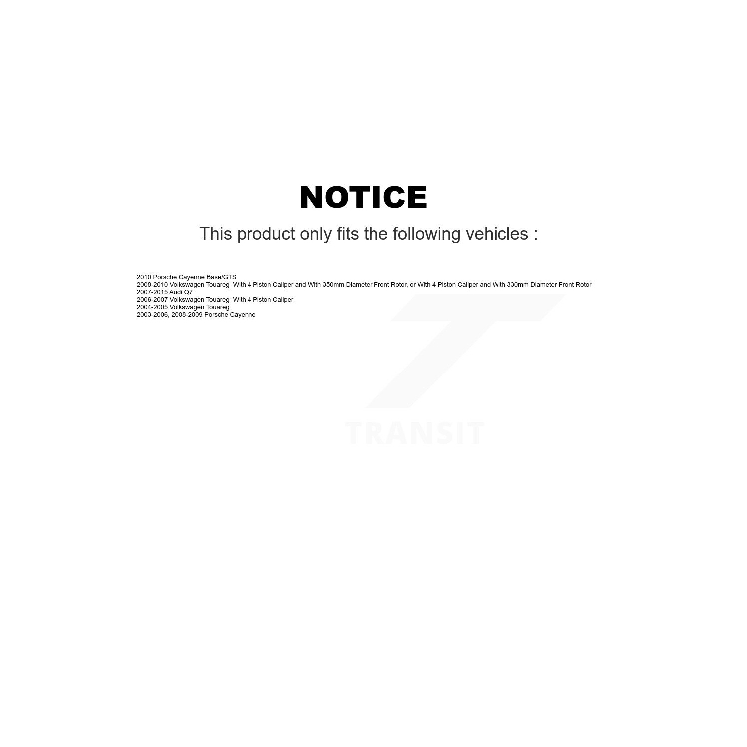 Rear Ceramic Disc Brake Pads CMX-D978 For Audi Q7 Porsche Cayenne Volkswagen Touareg