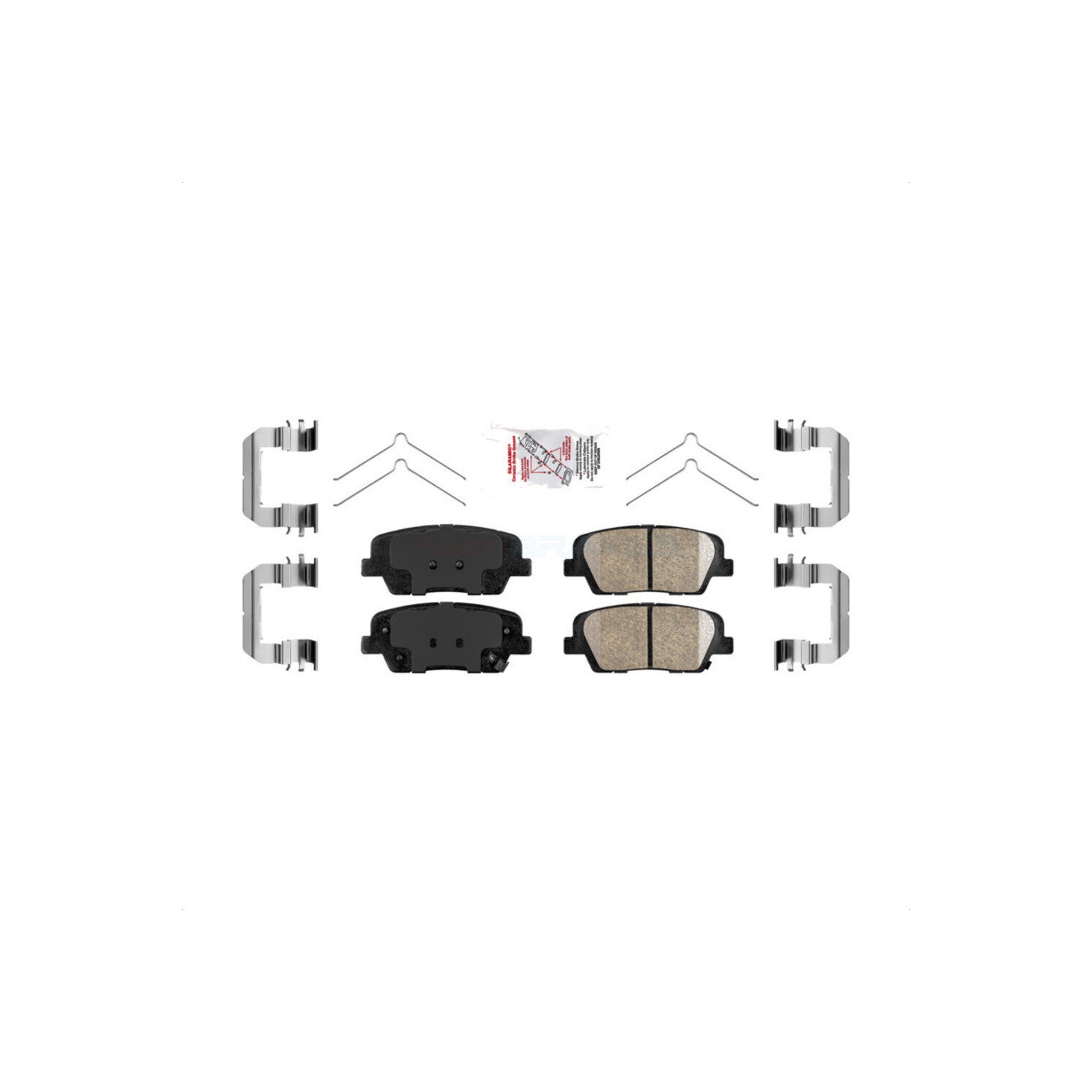 Detroit Axle Brake Kit For 2021-2023 Hyundai Santa Fe & Kia Sorento – Front & Rear Ceramic Pads And Rotors