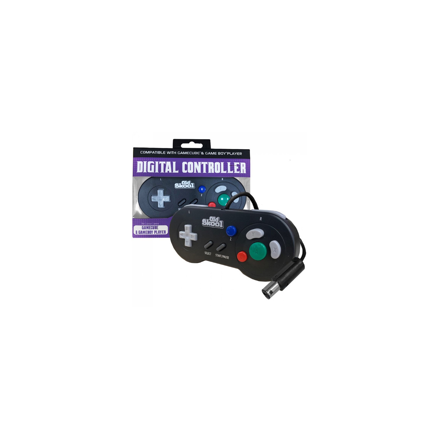 Black GameCube & Gamboy Player Digital Controller
