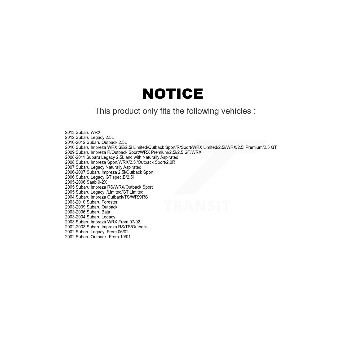 Front Ceramic Disc Brake Pads NWF-PRC929 For Subaru Outback Impreza Forester Legacy Baja Saab 9-2X