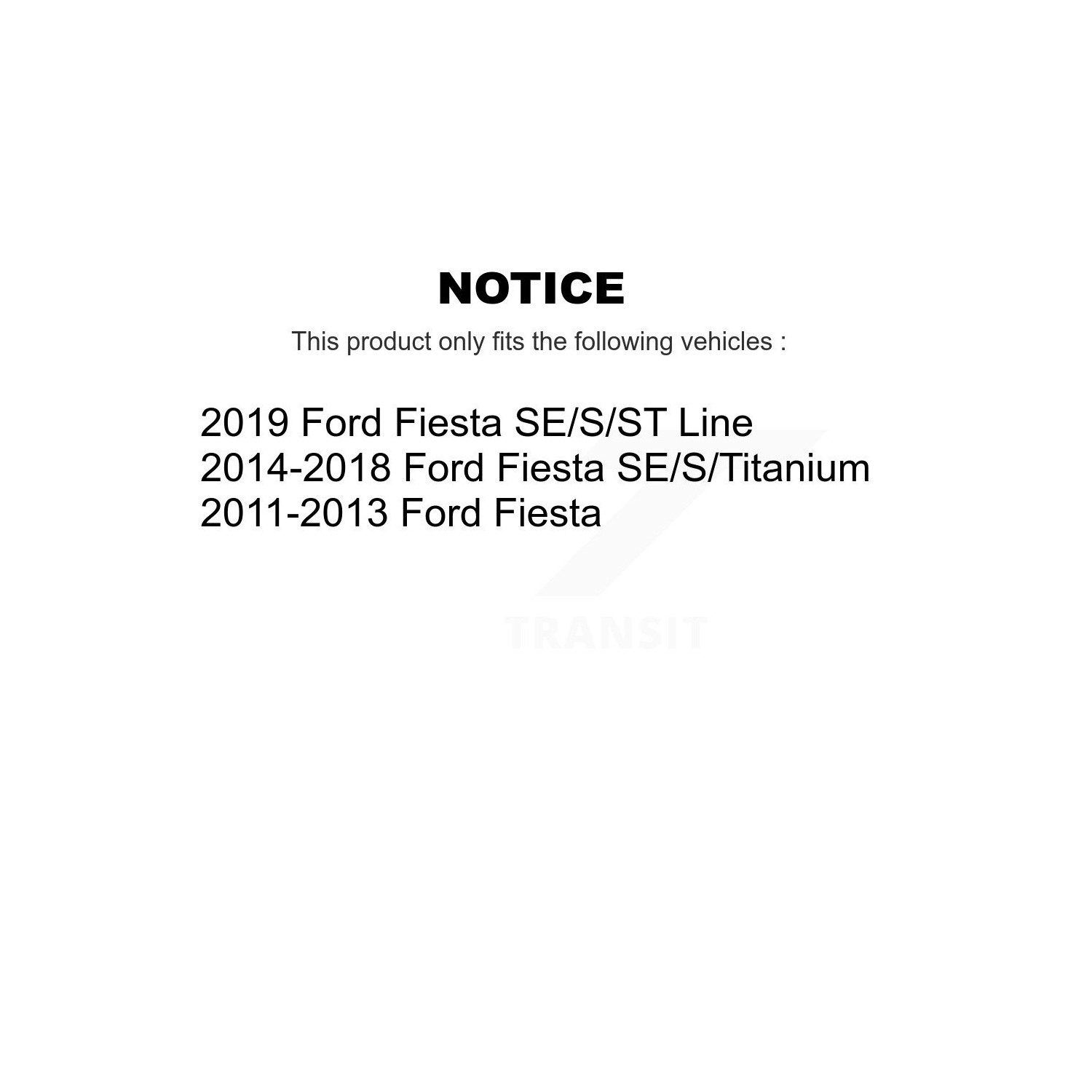 Front Ceramic Disc Brake Pads NWF-PTC1454 For Ford Fiesta