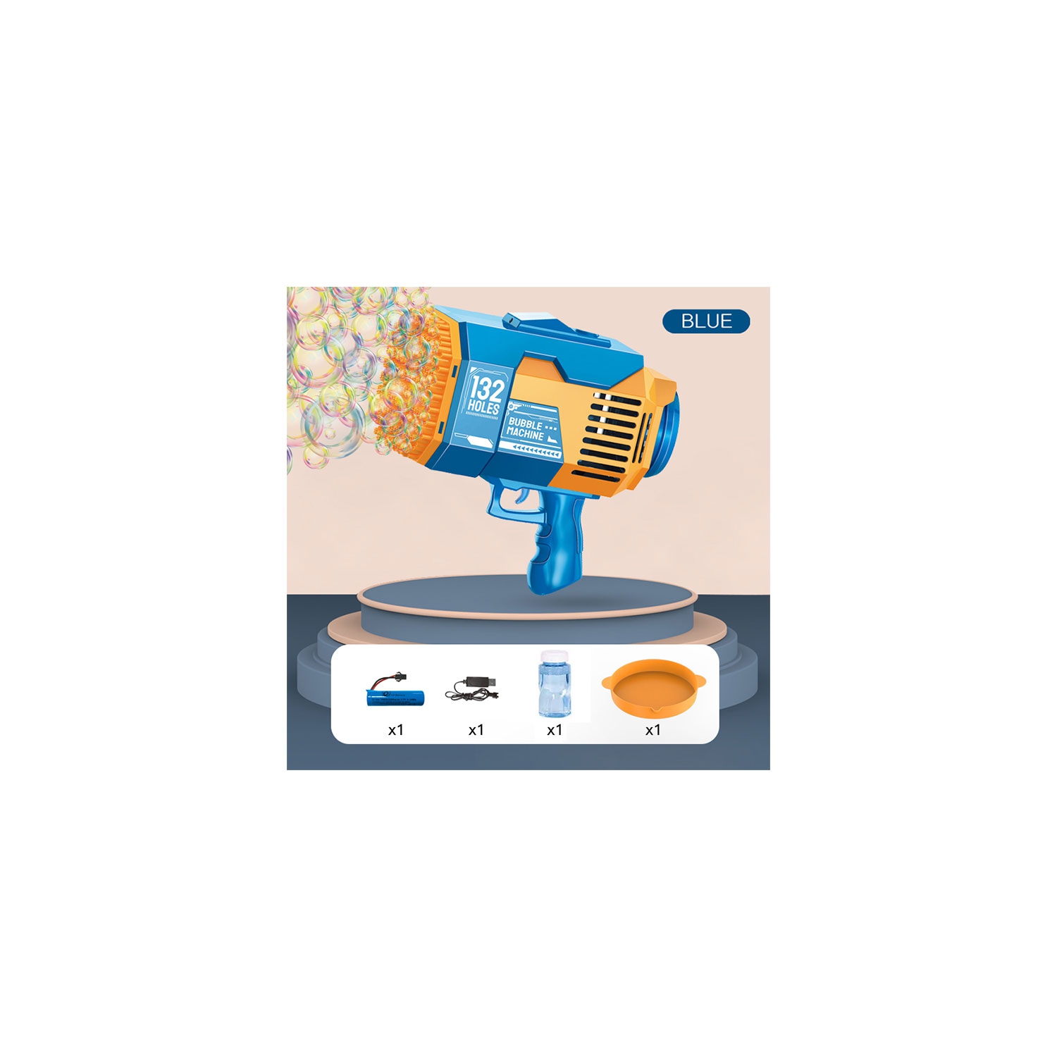 Machine à bulles portative avec 132 trous Tradeopia