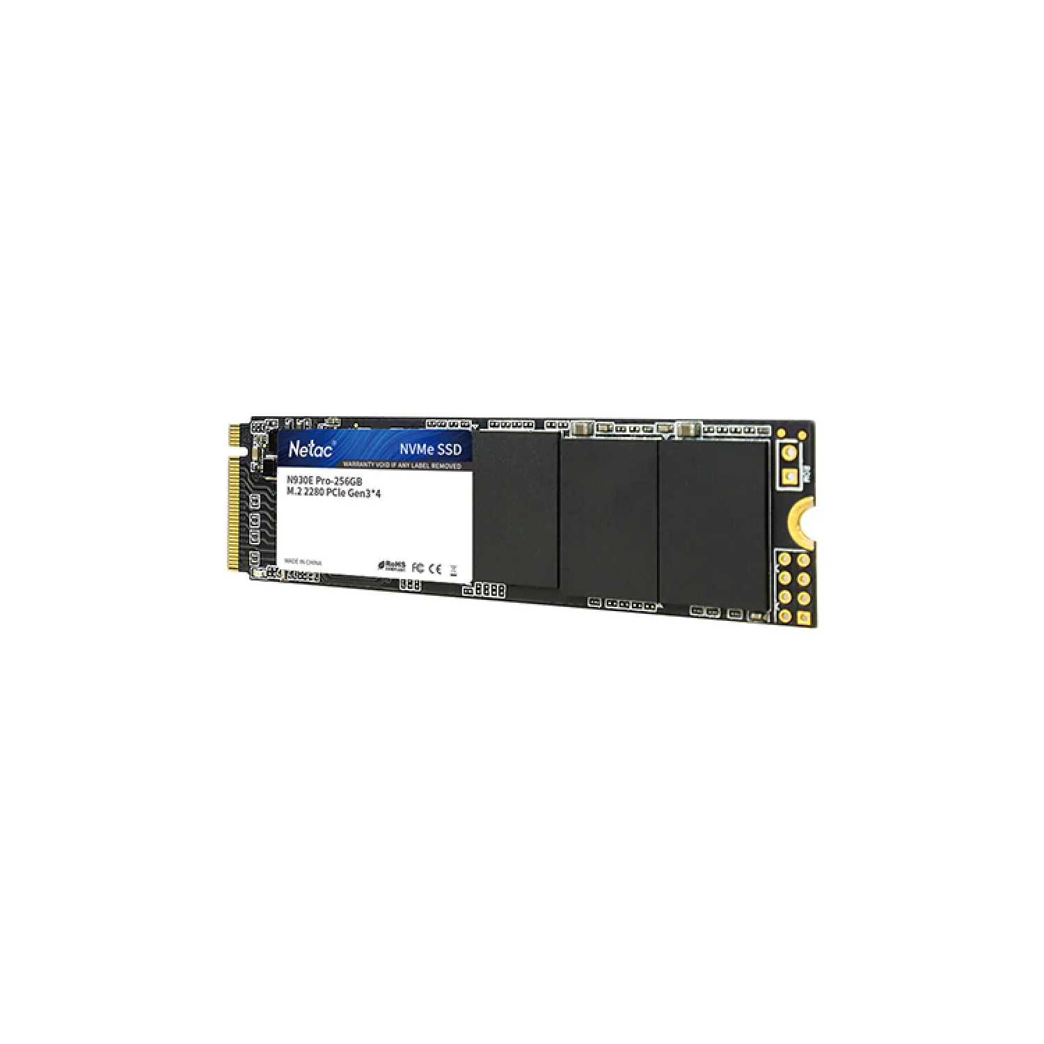 New Netac 256GB SSD 3D NAND NVMe PCIe Gen3Ã—4 M.2 2280 Internal Solid State Drive