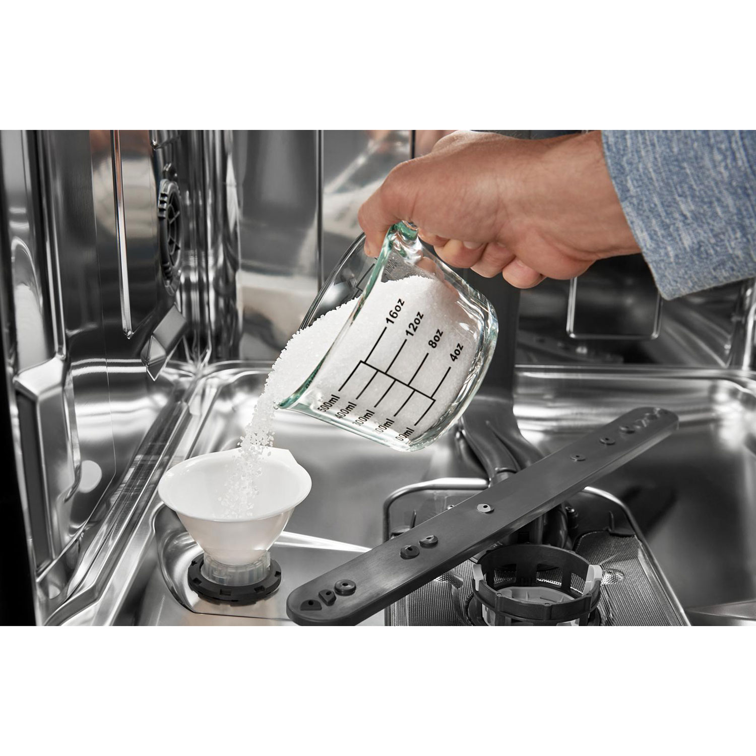 Whirlpool 24" 44dB Built-In Dishwasher with Stainless Steel Tub & Third Rack - White