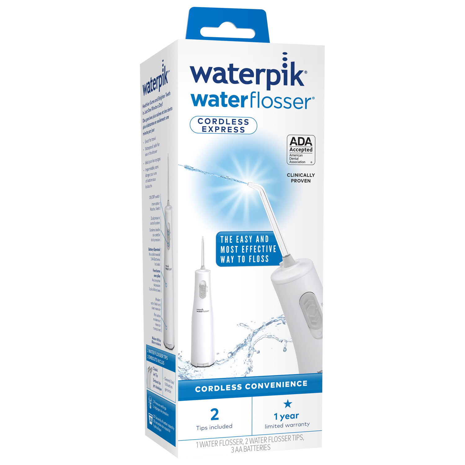 Waterpik Cordless Express Water Flosser - White