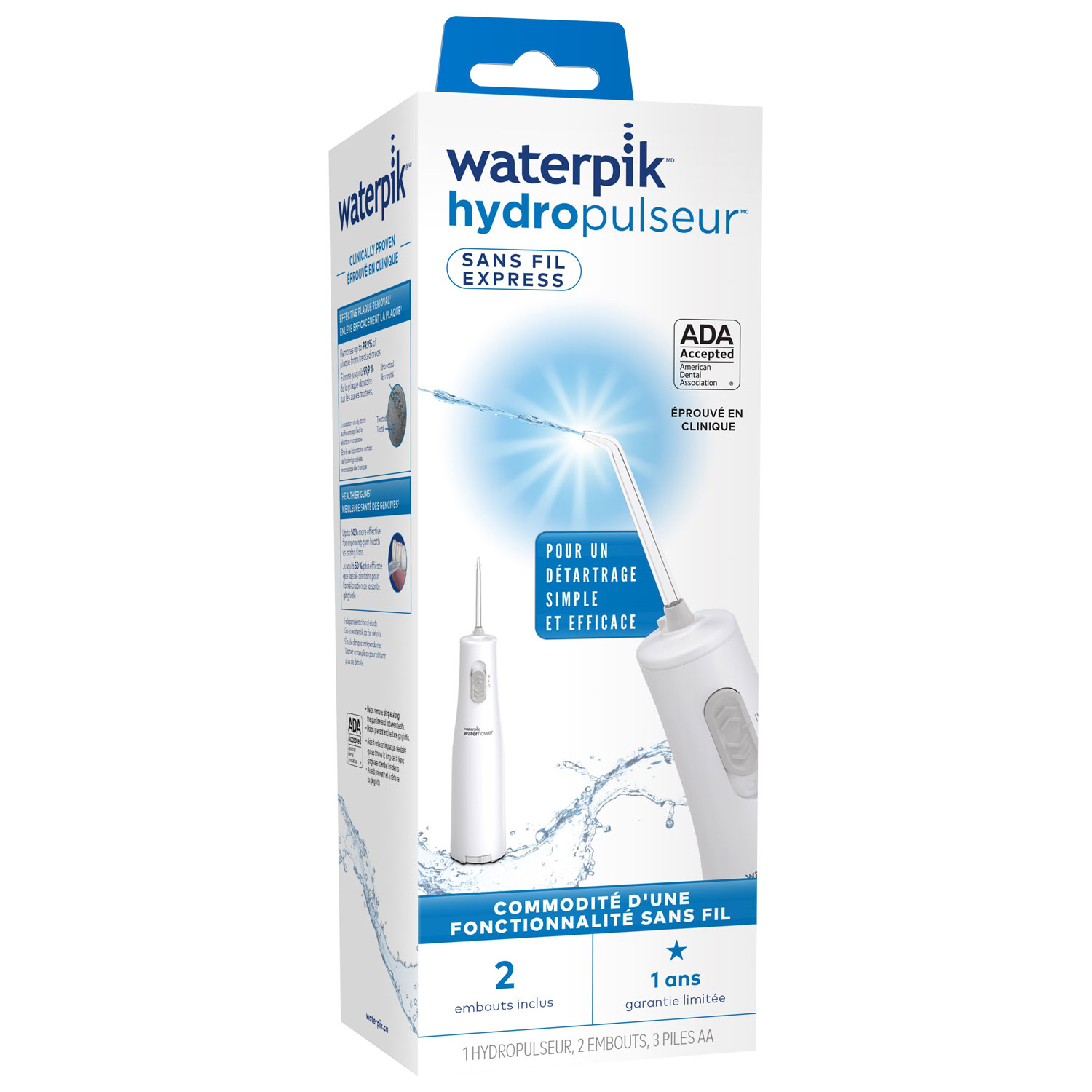 Waterpik Cordless Express Water Flosser - White