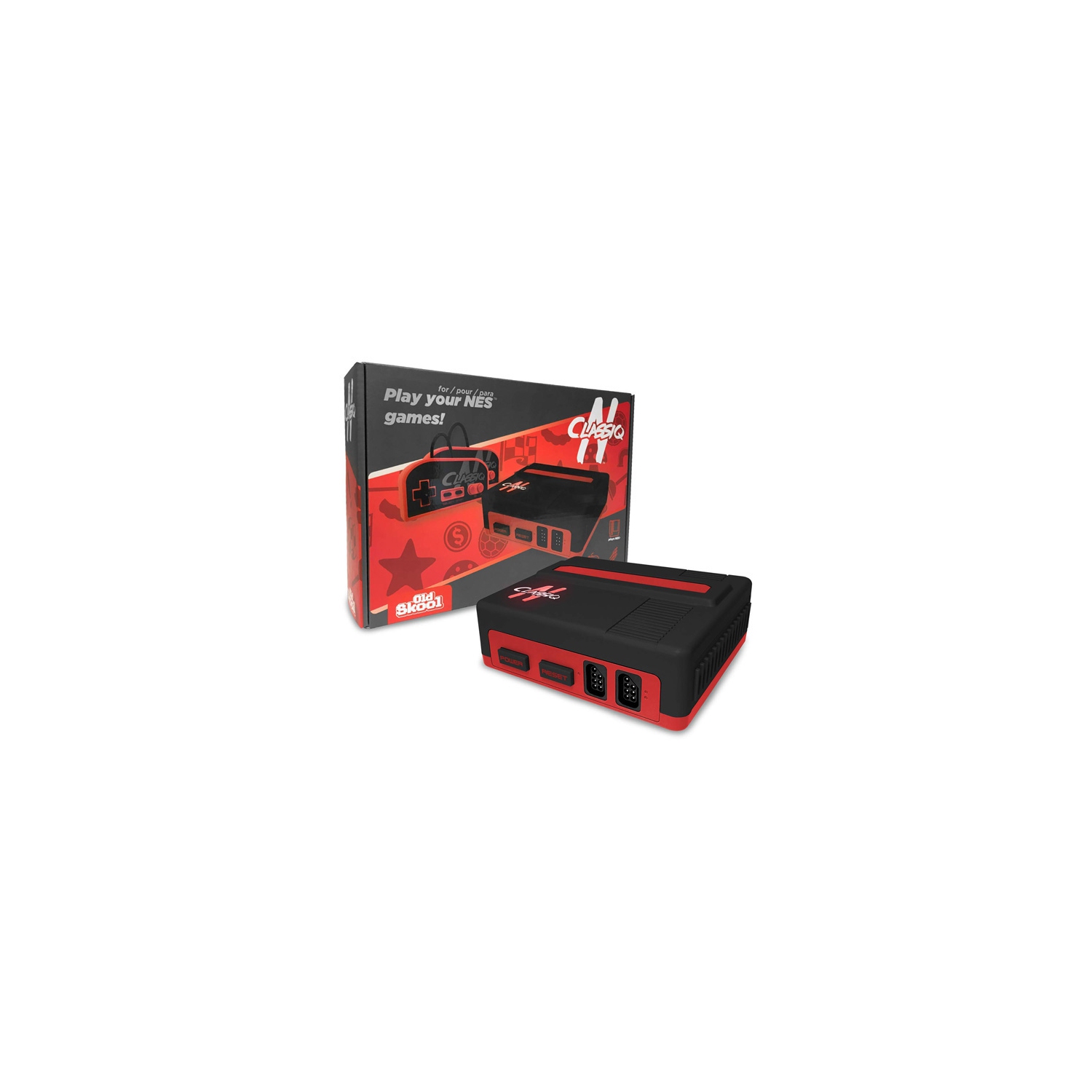 Black & Red Classiq NES System [Old Skool]