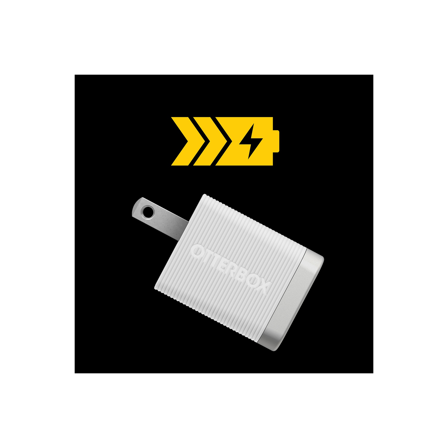 OtterBox Premium Pro Wall Charger 30W USB-C GaN w/USB-C to Lightning Cable 6ft | White