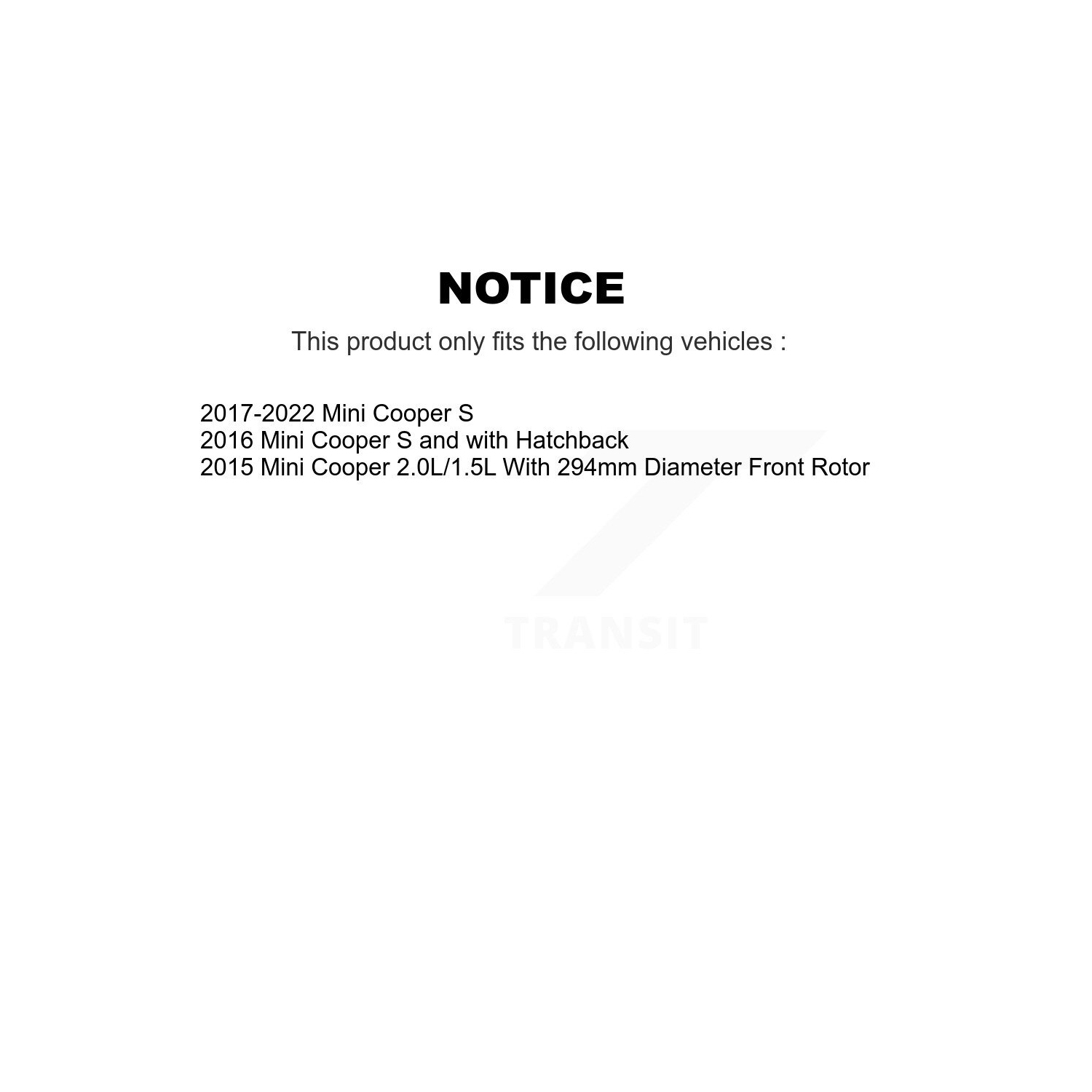 Front Rear Ceramic Disc Brake Pads Kit For Mini Cooper KNF-100681