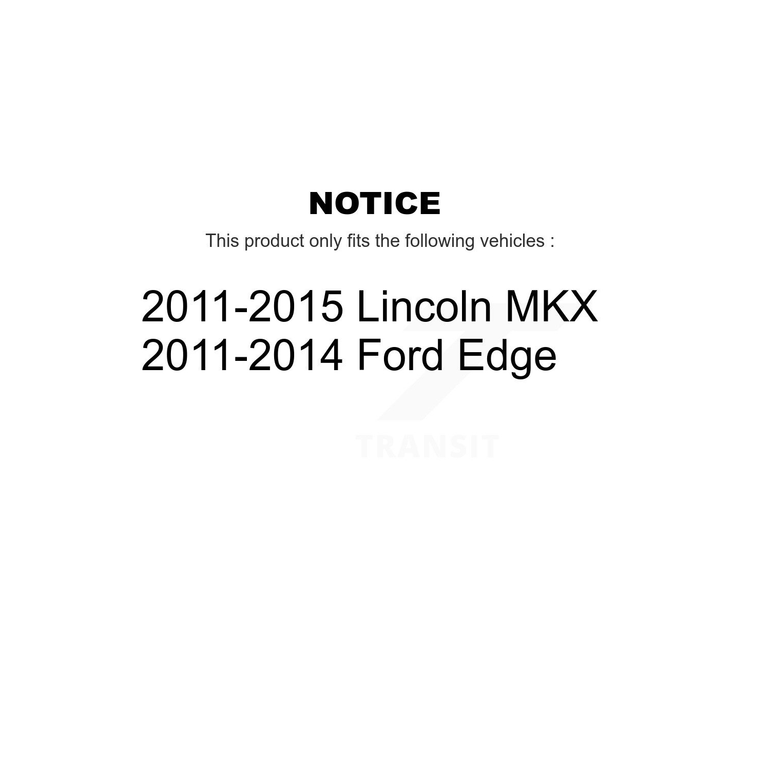 Plaquettes de frein avant arrière en céramique pour Ford Edge Lincoln MKX KTC-100115