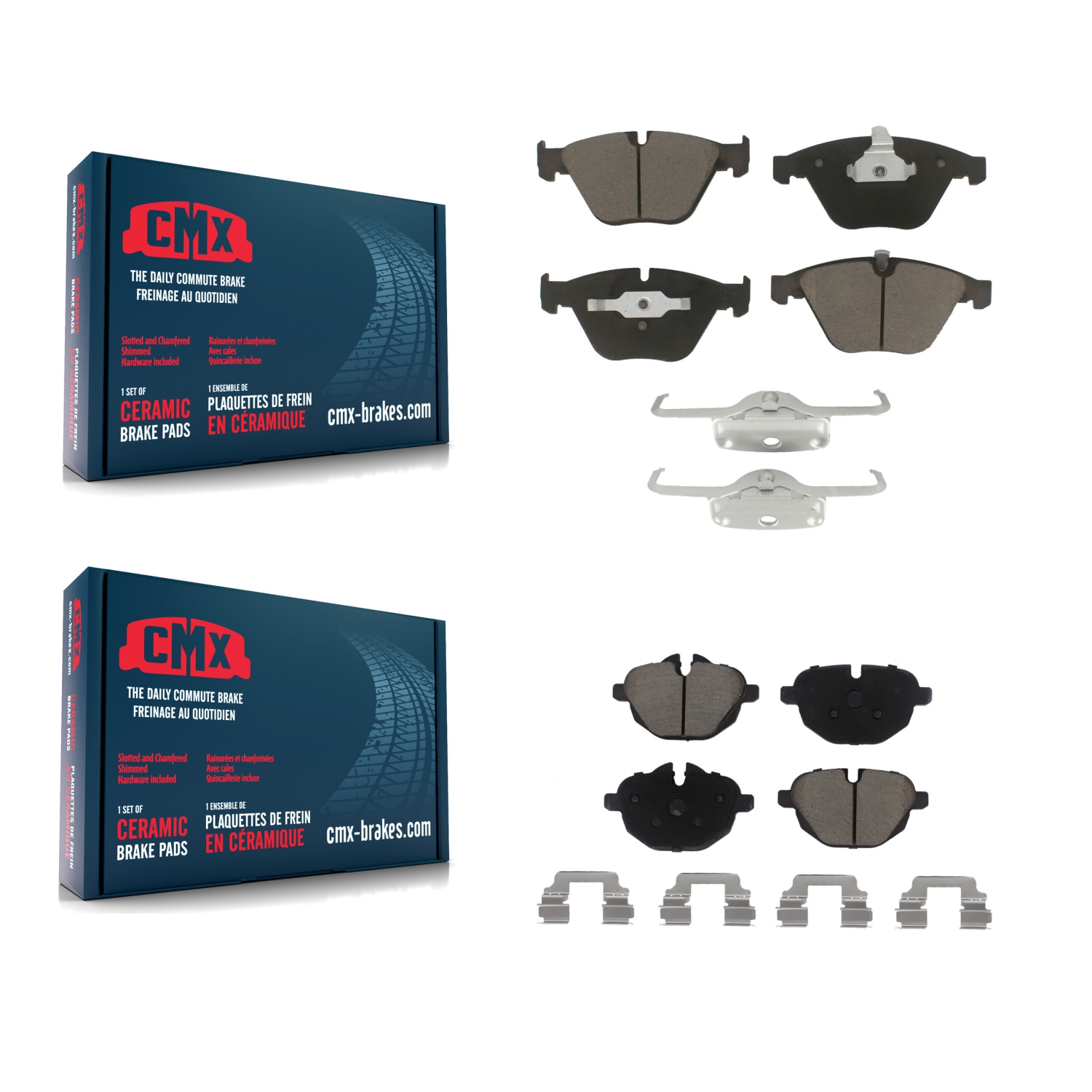 Front Rear Ceramic Brake Pads Kit For BMW Z4 KCX-100317