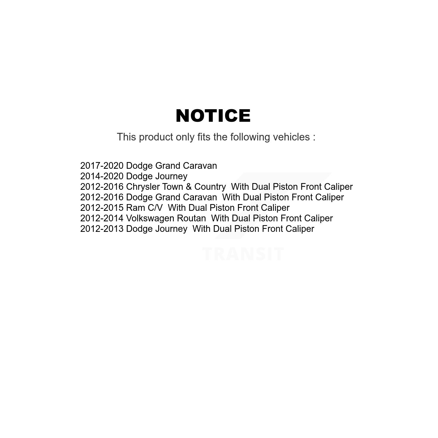 Front Rear Semi-Metallic Brake Pads Kit For Dodge Grand Caravan Journey Chrysler Town & KSM-100195