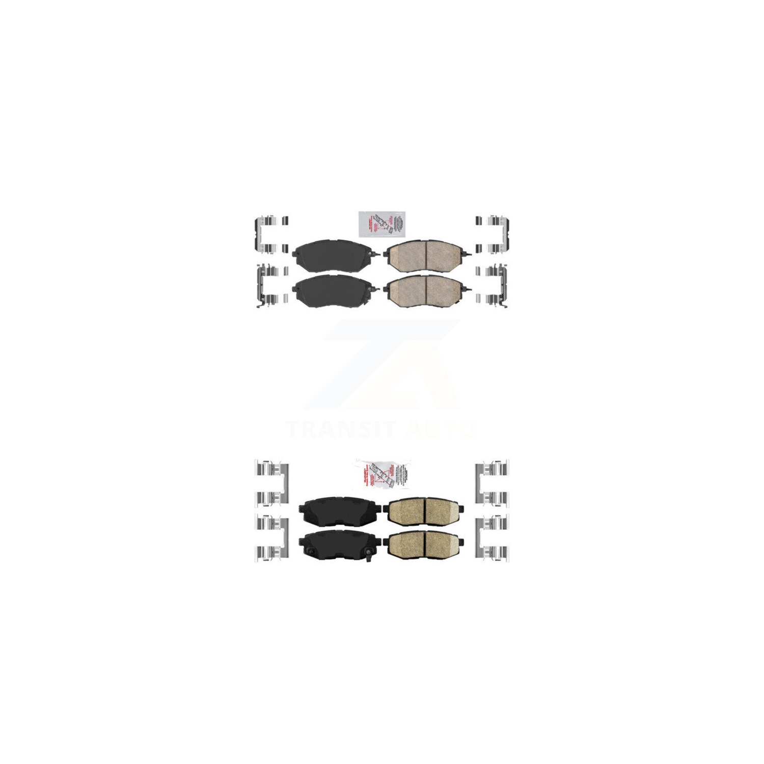 thumbnail image 2 of YXPCARS Front & Rear Brake Kit – Drilled & Slotted Rotors + Ceramic Pads For Subaru Forester, Legacy, Outback 2 of 4