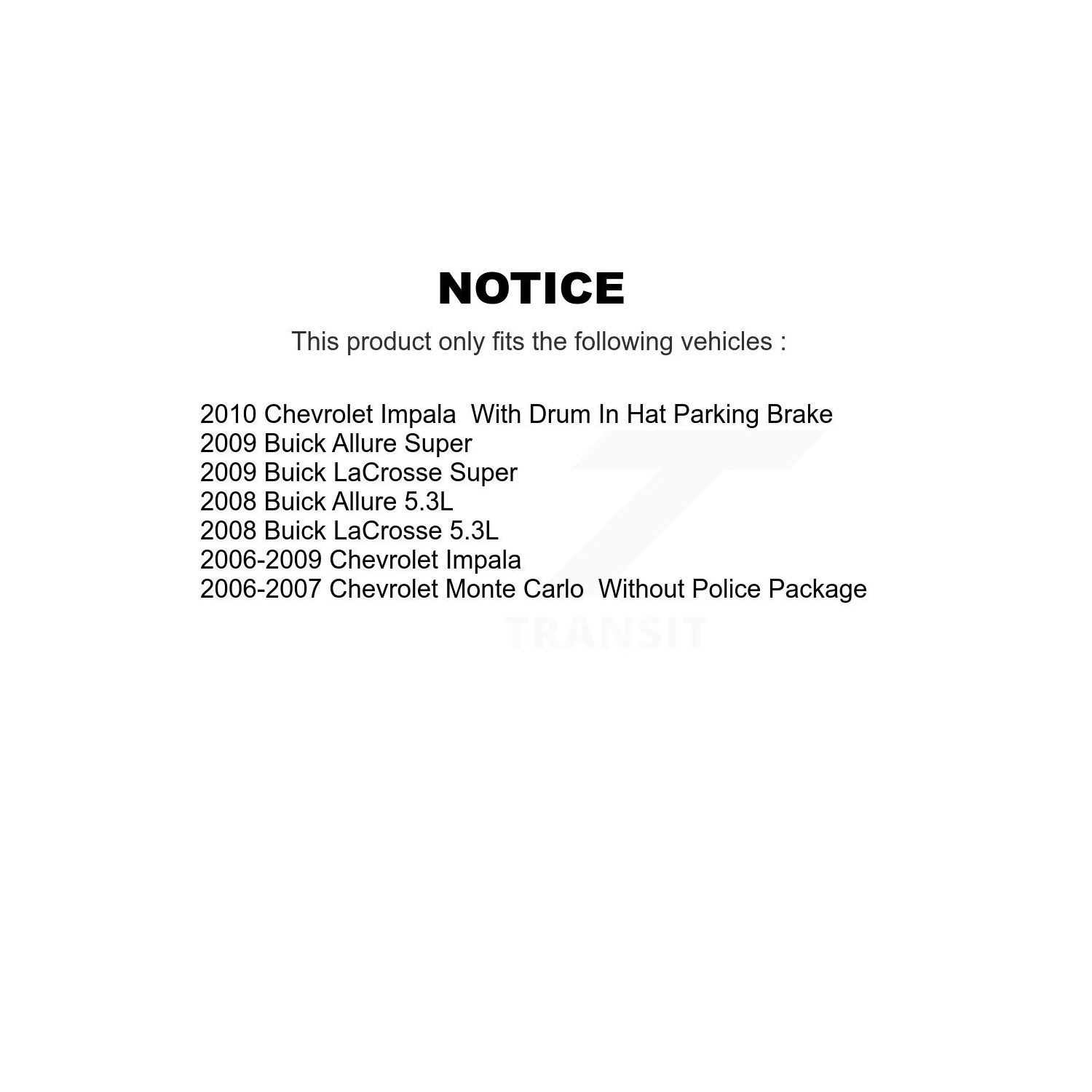 Front Rear Semi-Metallic Brake Pads Kit For Chevrolet Impala Buick LaCrosse Allure Monte KPF-100066