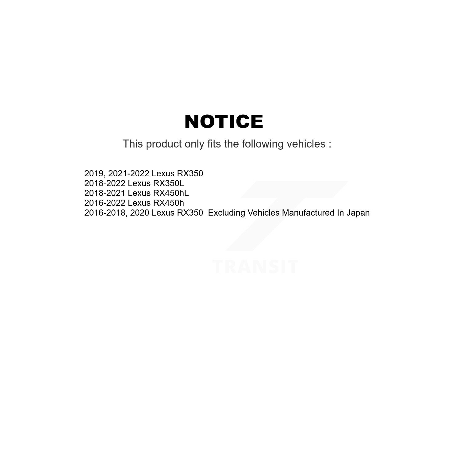 Plaquettes de frein semi-métalliques avant arrière pour Lexus RX350 RX450&nbsp;h RX350&nbsp;L RX450hL KPF-100464