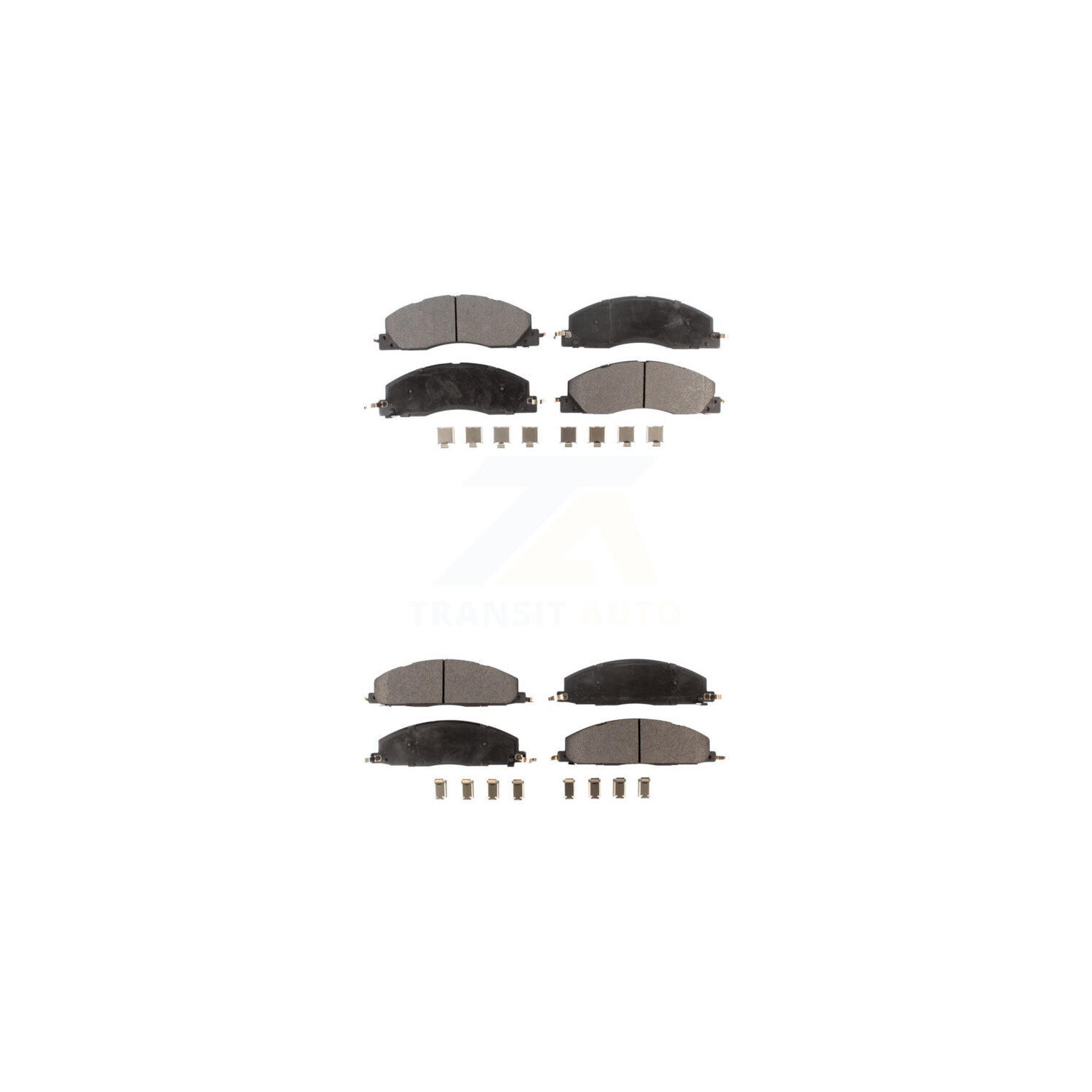 Ensemble de plaquettes de frein en céramique avant arrière pour Dodge KTC-100178 Ram 3500 2500 1500