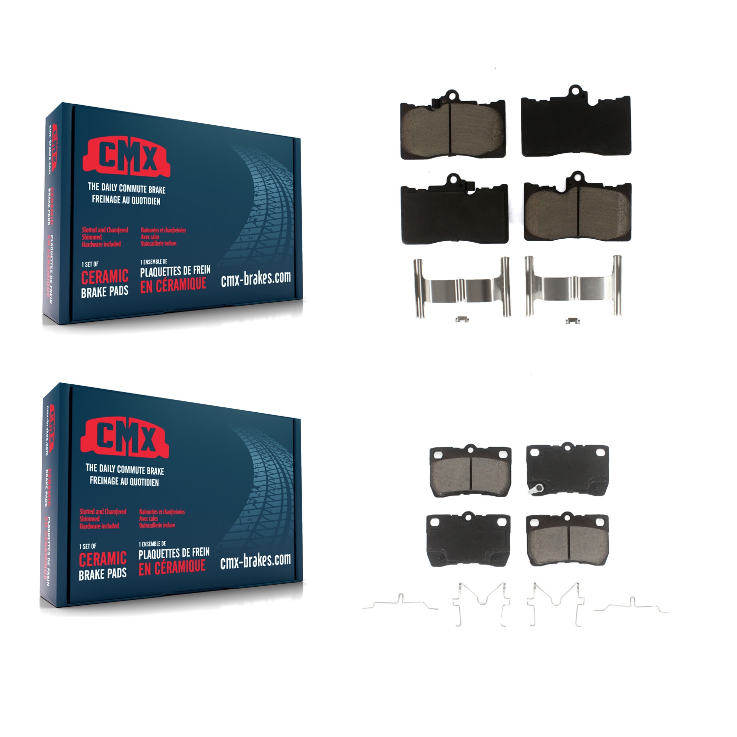 Front Rear Ceramic Brake Pads Kit For Lexus IS350 GS350 GS450h GS430 GS460 KCX-100162