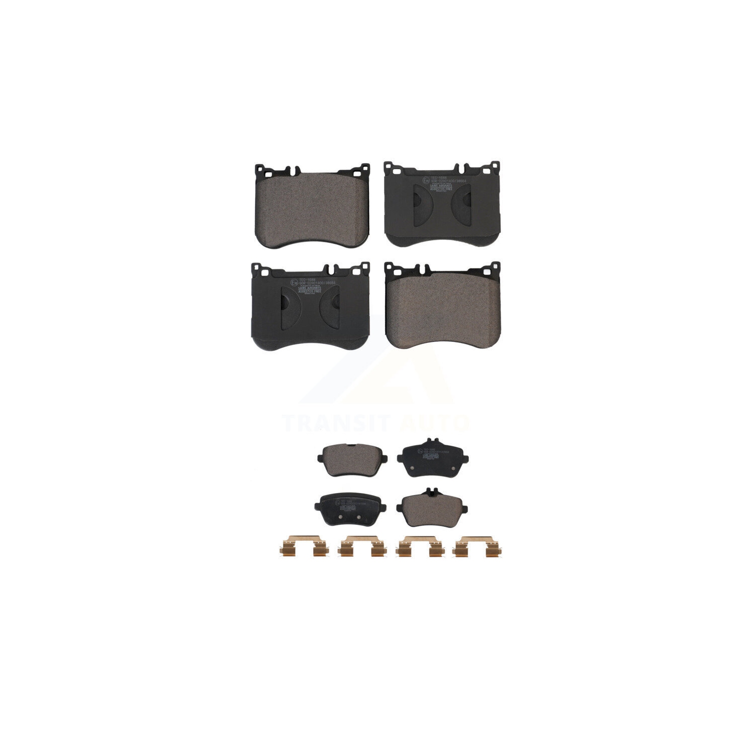 Front Rear Ceramic Brake Pads Kit For Mercedes-Benz S550 S560 SL550 S450 Maybach S550e KTC-100699