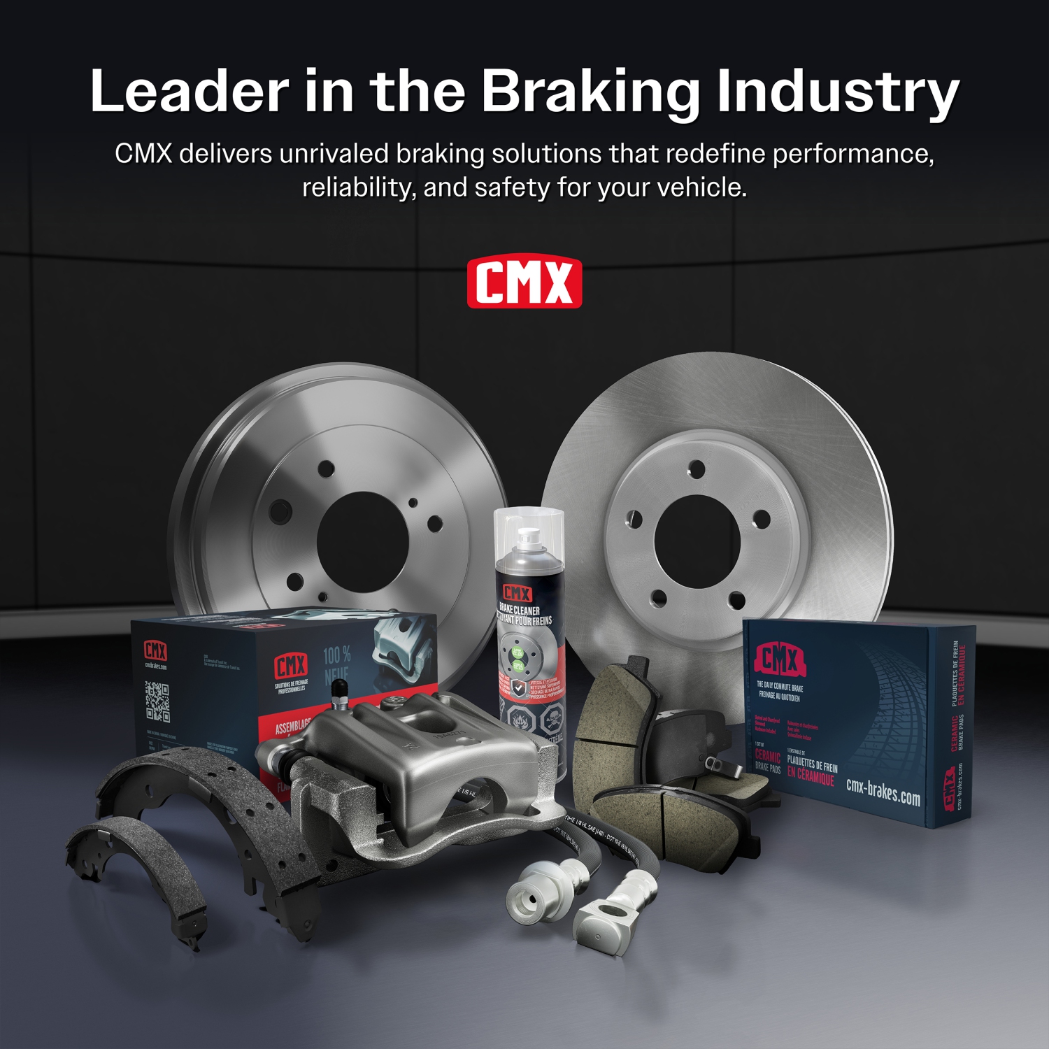 Front Rear Ceramic Brake Pad Kit For IC Corporation International CE School Bus 4300 Hino KCX-100281