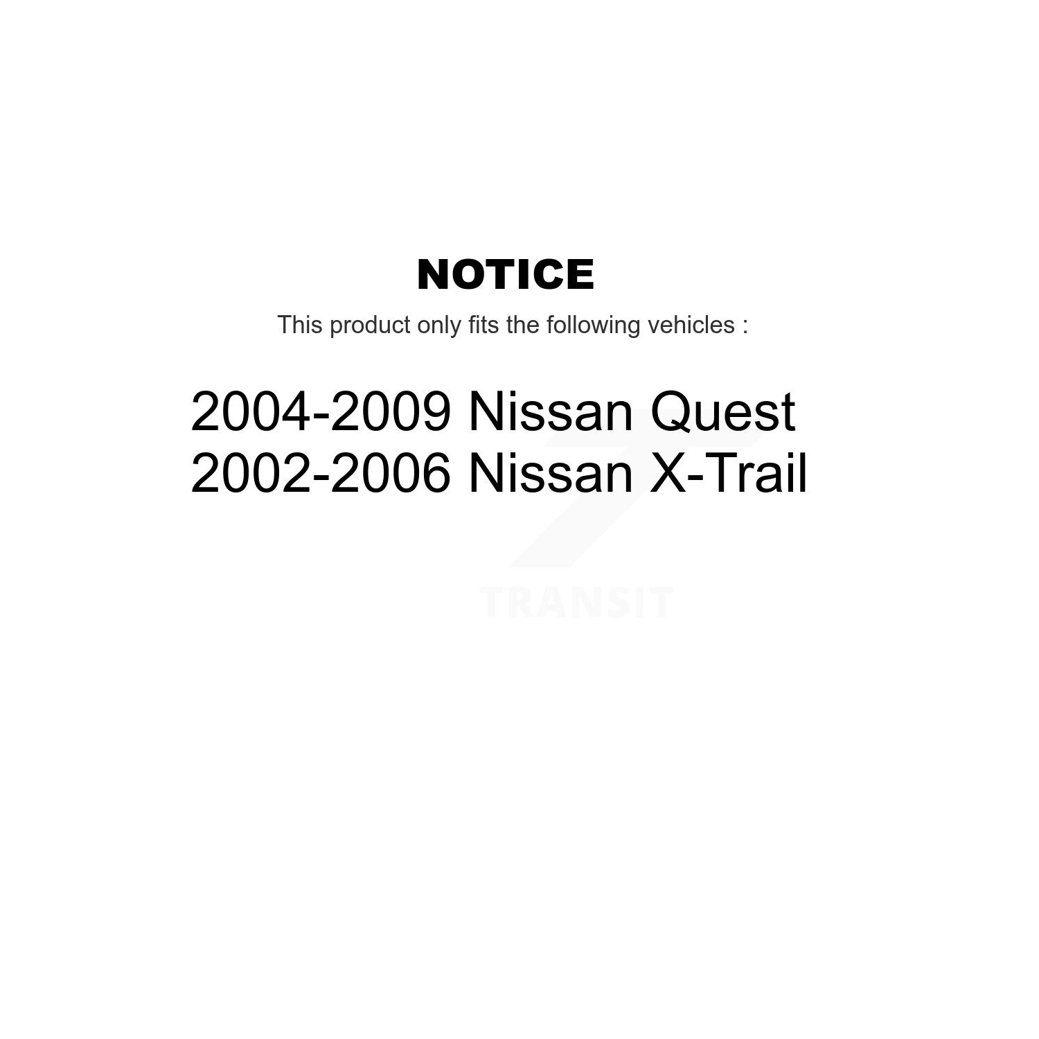 Front Rear Semi-Metallic Brake Pads Kit For Nissan X-Trail Quest KPF-100392