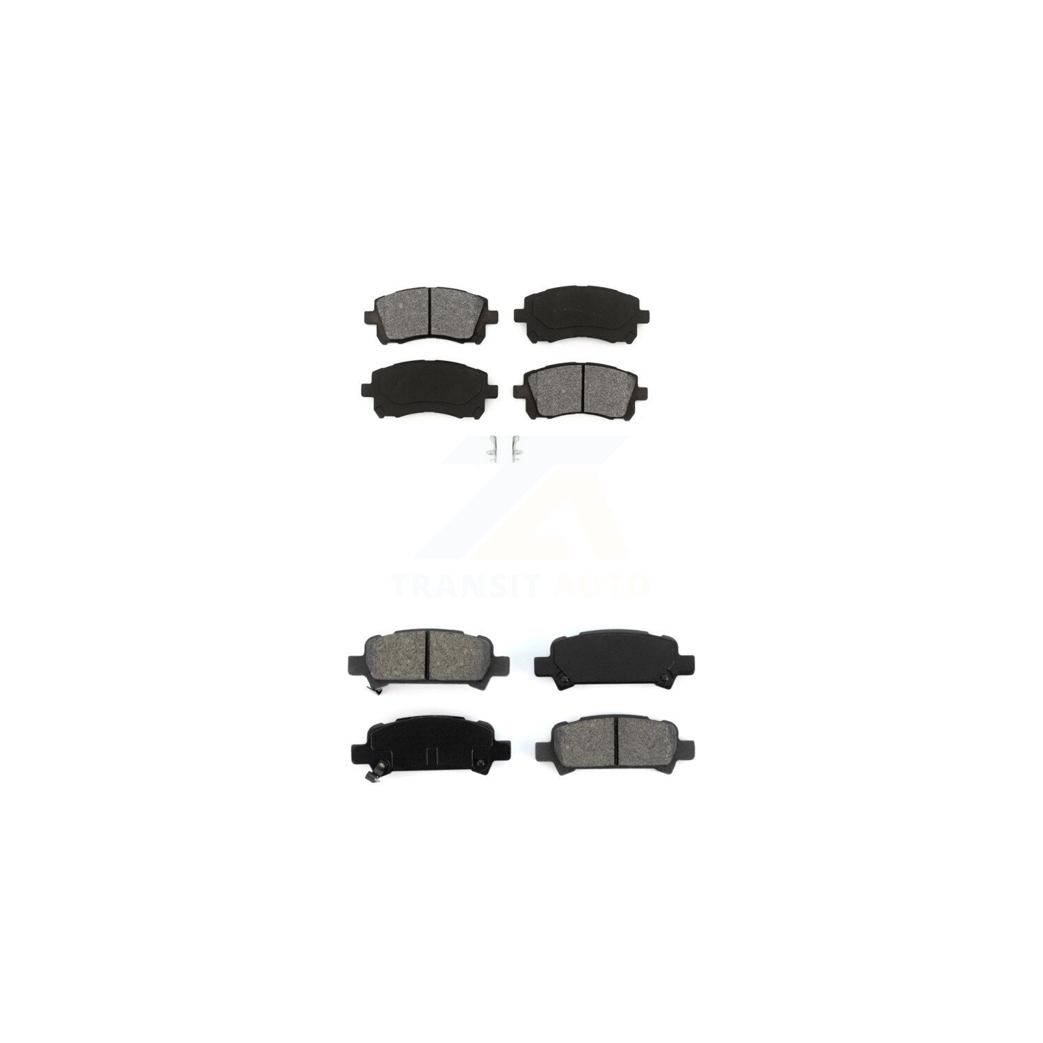 Front Rear Semi-Metallic Brake Pads Kit For Subaru Impreza Forester Outback Legacy KSM-100311
