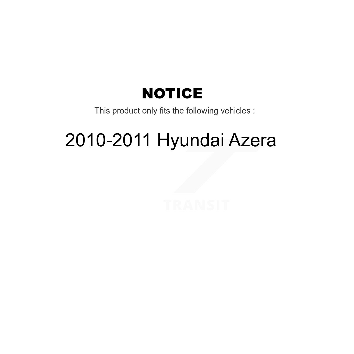 Front Rear Ceramic Disc Brake Pads Kit For 2010-2011 Hyundai Azera KNF-101014