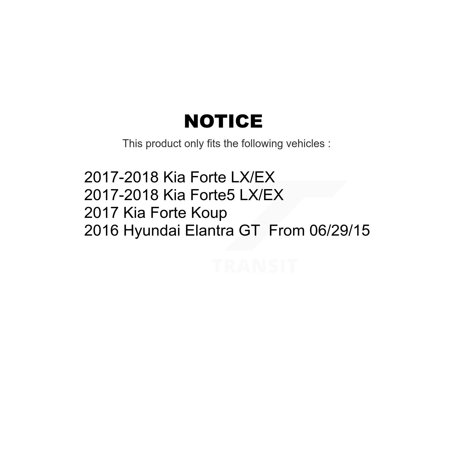 Front Rear Semi-Metallic Brake Pads Kit For Kia Forte Hyundai Elantra GT Forte5 Koup KPF-100280