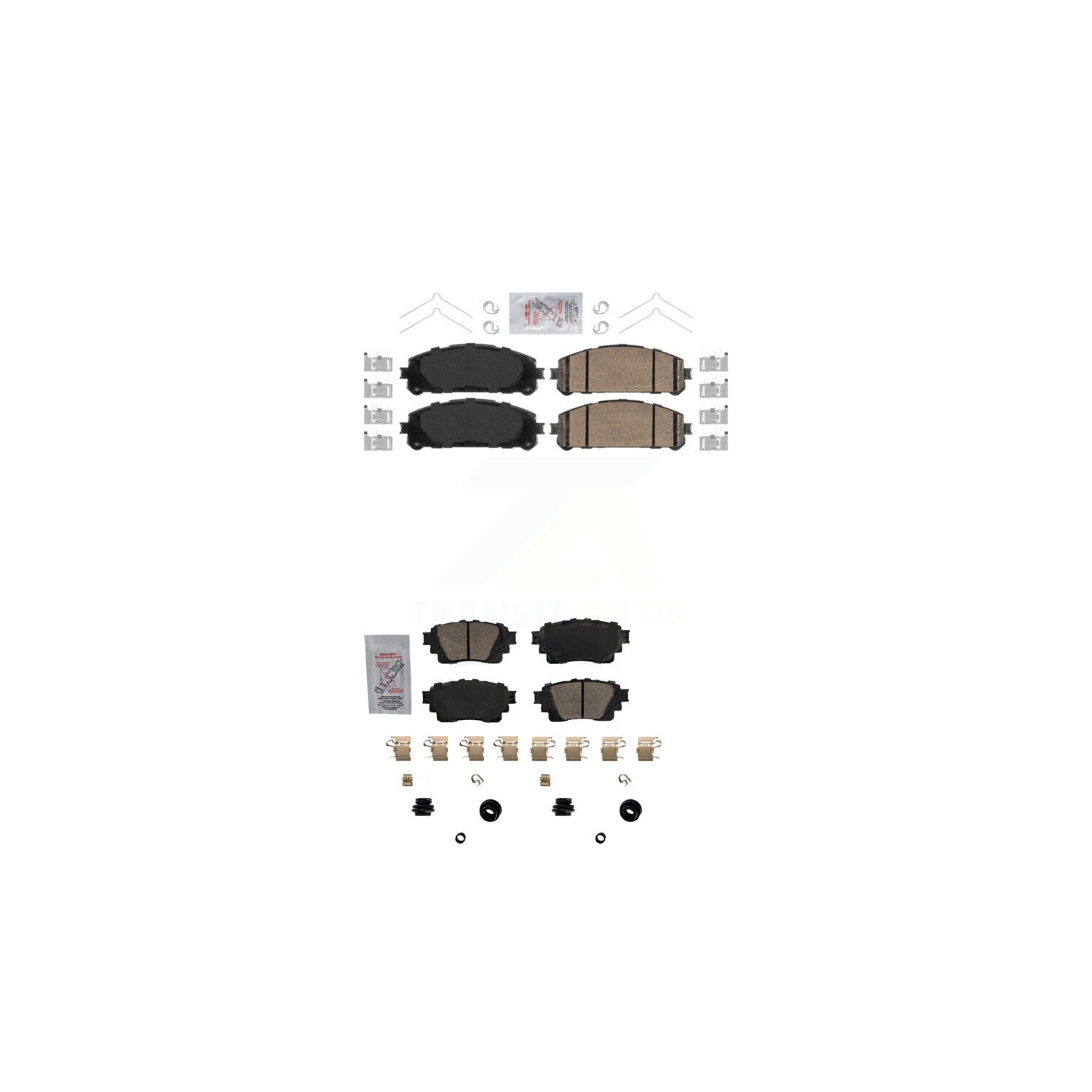 Front Rear Ceramic Disc Brake Pads Kit For Toyota Highlander With Electric Parking KNF-101527
