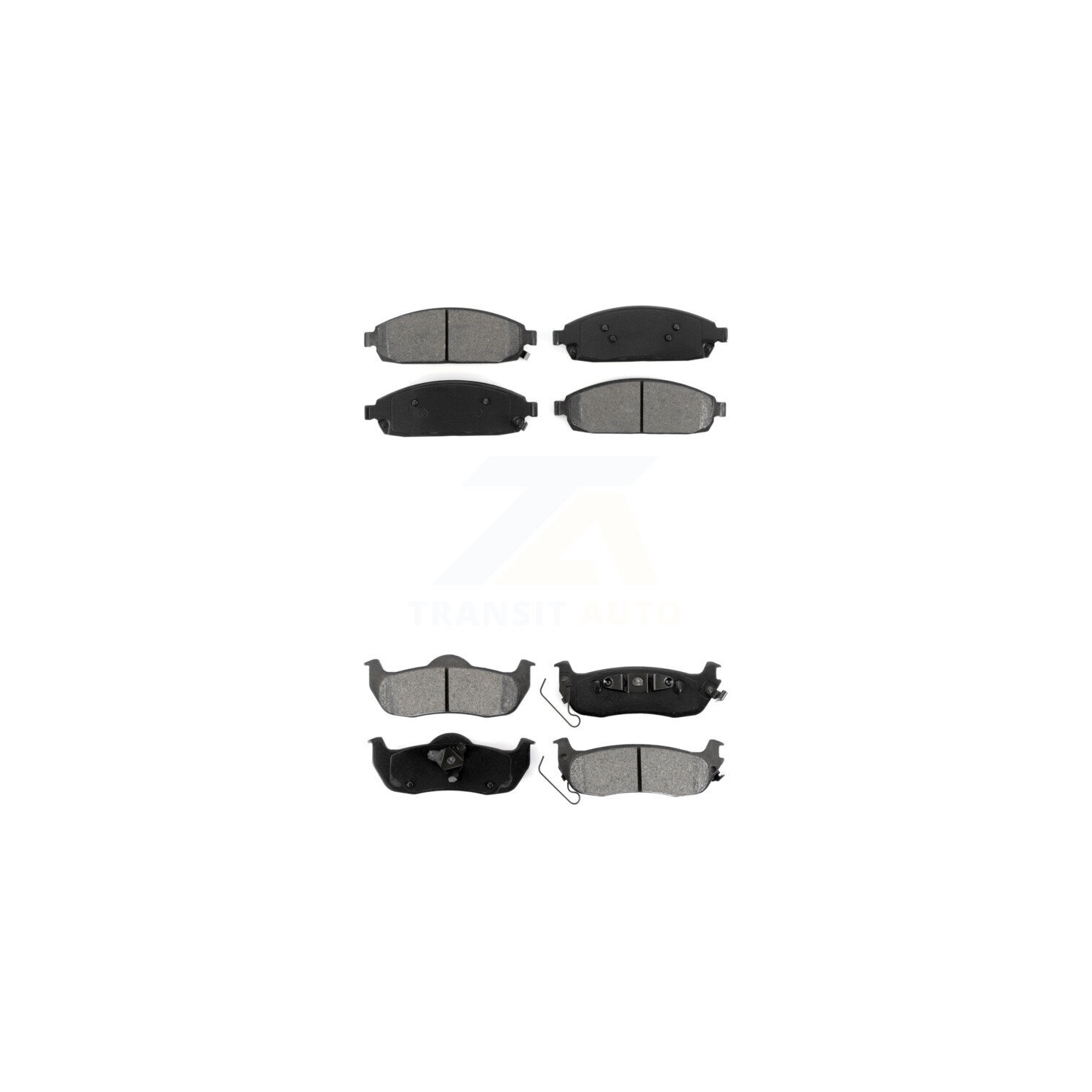 Front Rear Semi-Metallic Brake Pads Kit For Jeep Grand Cherokee Commander KSM-100046