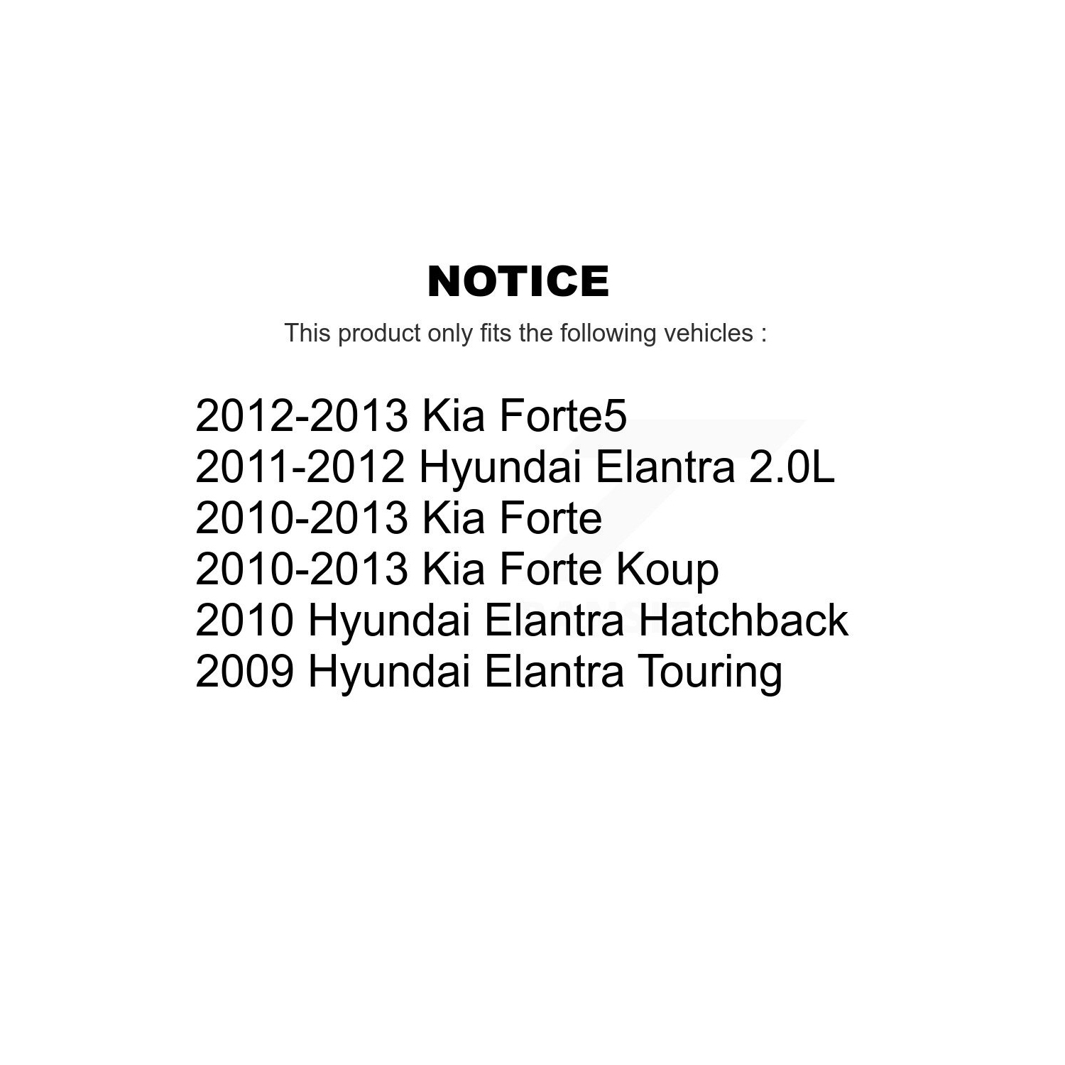 Front Rear Semi-Metallic Brake Pads Kit For Hyundai Elantra Kia Forte Koup Forte5 KPF-100155