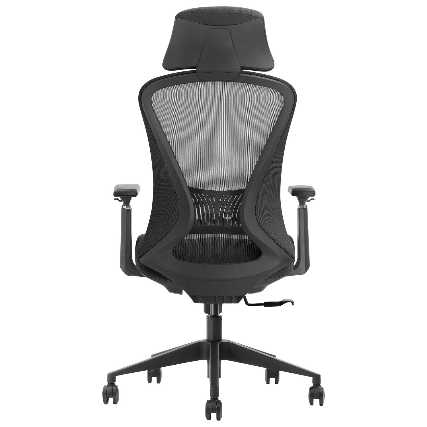 Fauteuil de bureau ergonomique en filet à dossier haut Premier de Kopplen - Noir