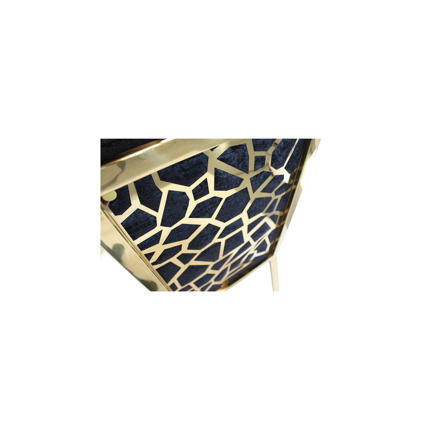 Zenith Gold with Angelina Black Dining Set