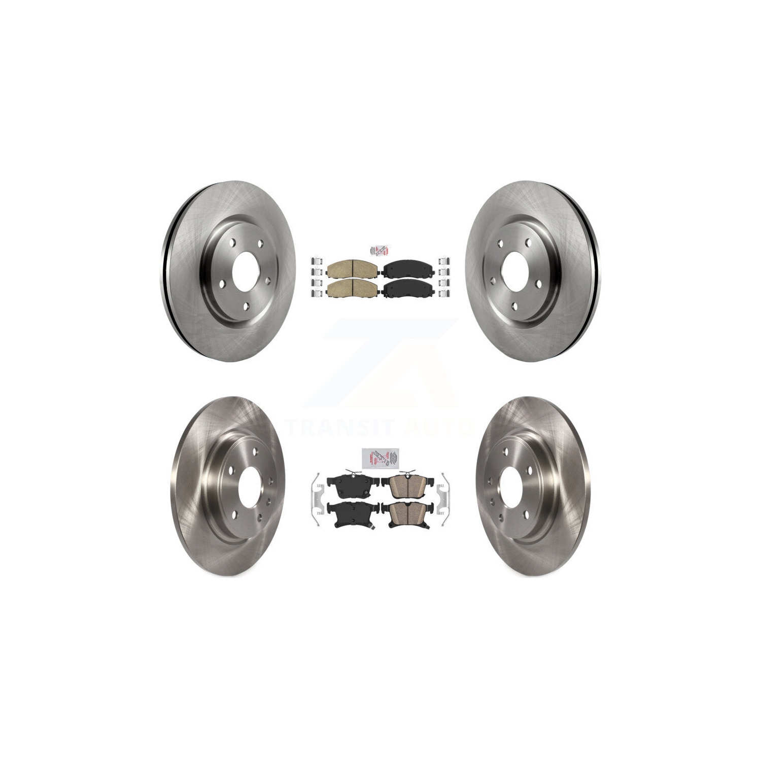 Ensemble de disque et de coussin en céramique avant arrière pour Chrysler Pacifica Grand Caravan Voyager 8&nbsp;A-101961