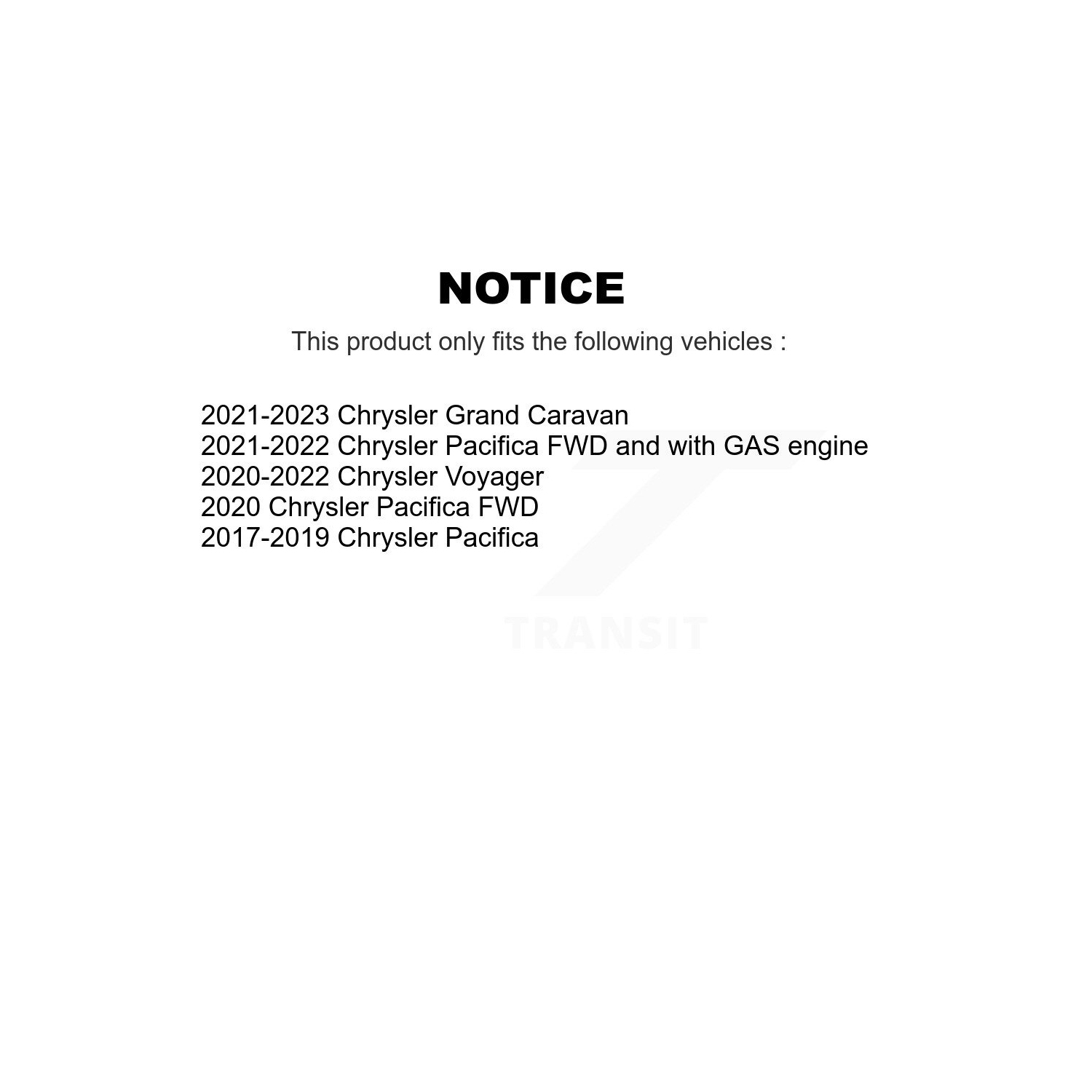 Ensemble de disque et de coussin en céramique avant arrière pour Chrysler Pacifica Grand Caravan Voyager 8&nbsp;A-101961