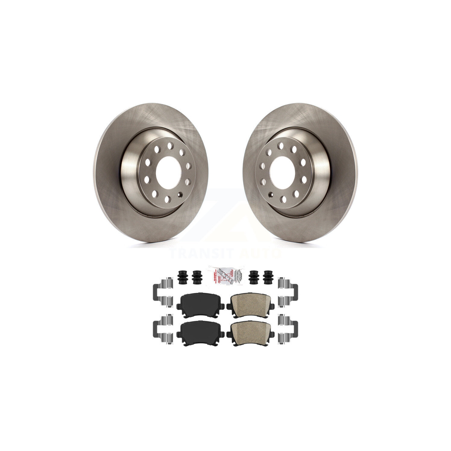 Rear Disc Brake Rotors Ceramic Pad Kit For Audi A6 Quattro With 302mm Diameter Rotor K8A-100932