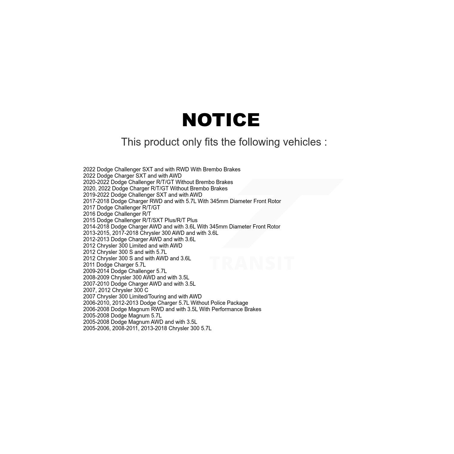 Front Rear Ceramic Pad & Brake Rotor Kit For Dodge Charger Chrysler 300 Challenger Magnum K8A-101779