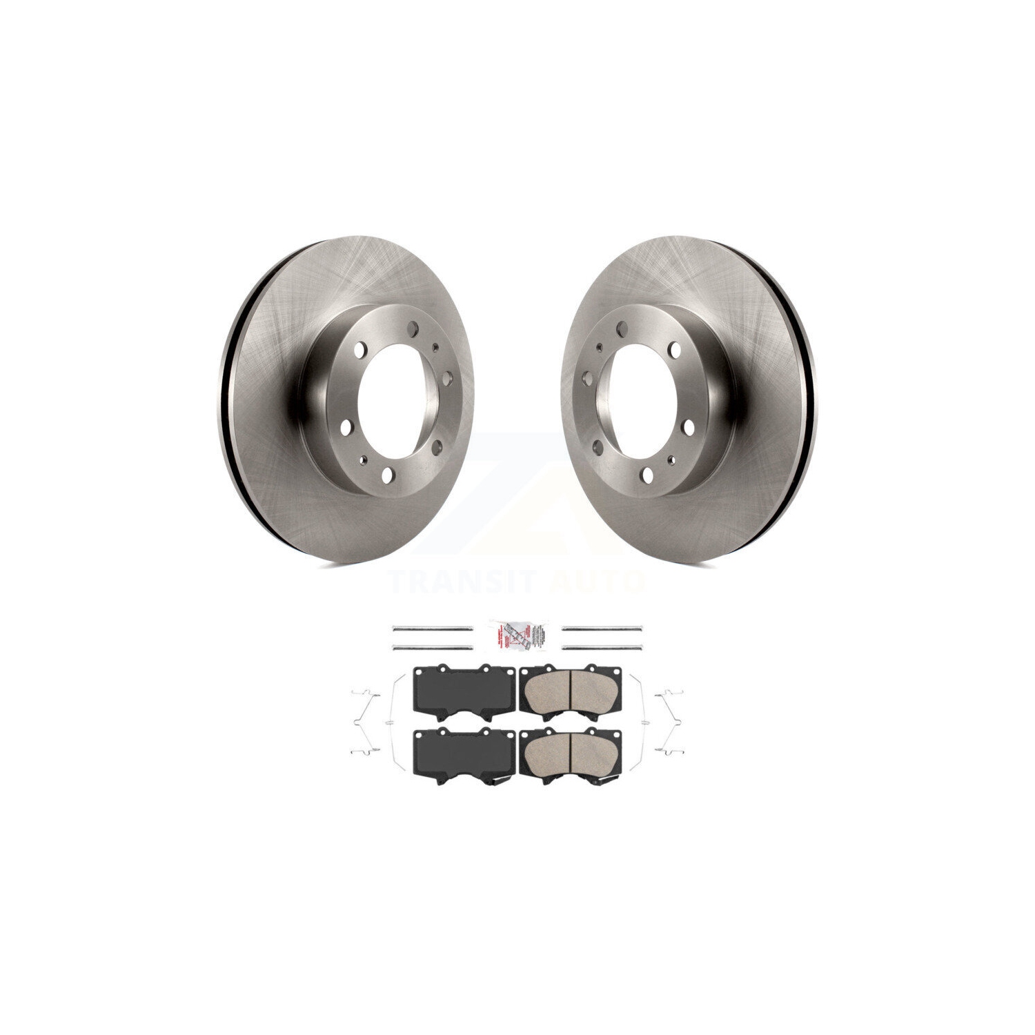 Disques de frein avant et plaquettes en céramique pour Toyota Tacoma 4Runner FJ Cruiser K8&nbsp;A-104067