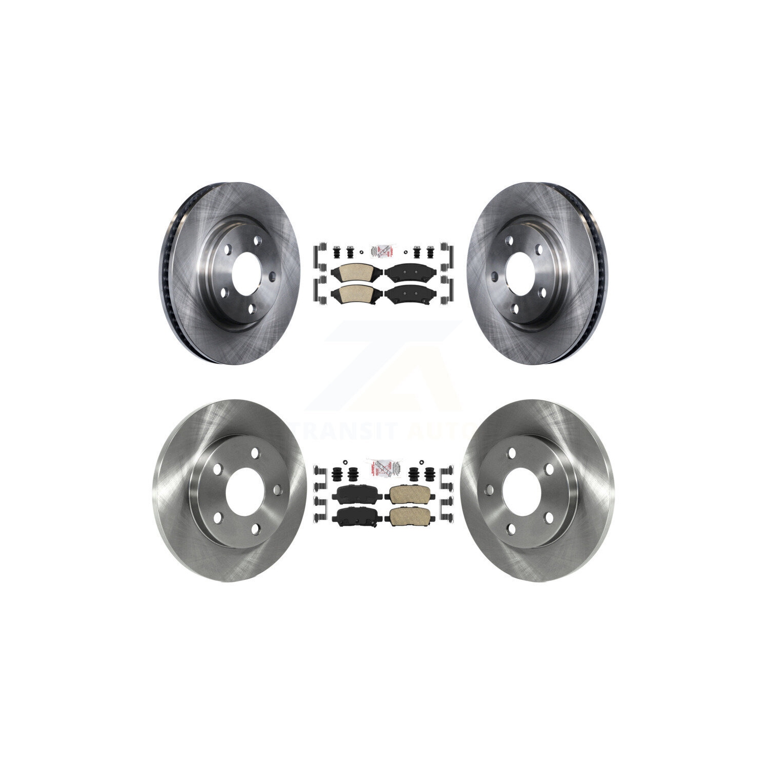 Ensemble de disques de frein à disque en céramique avant arrière pour LaCrosse Pontiac Grand Prix Allure 8&nbsp;A-101321 de Buick