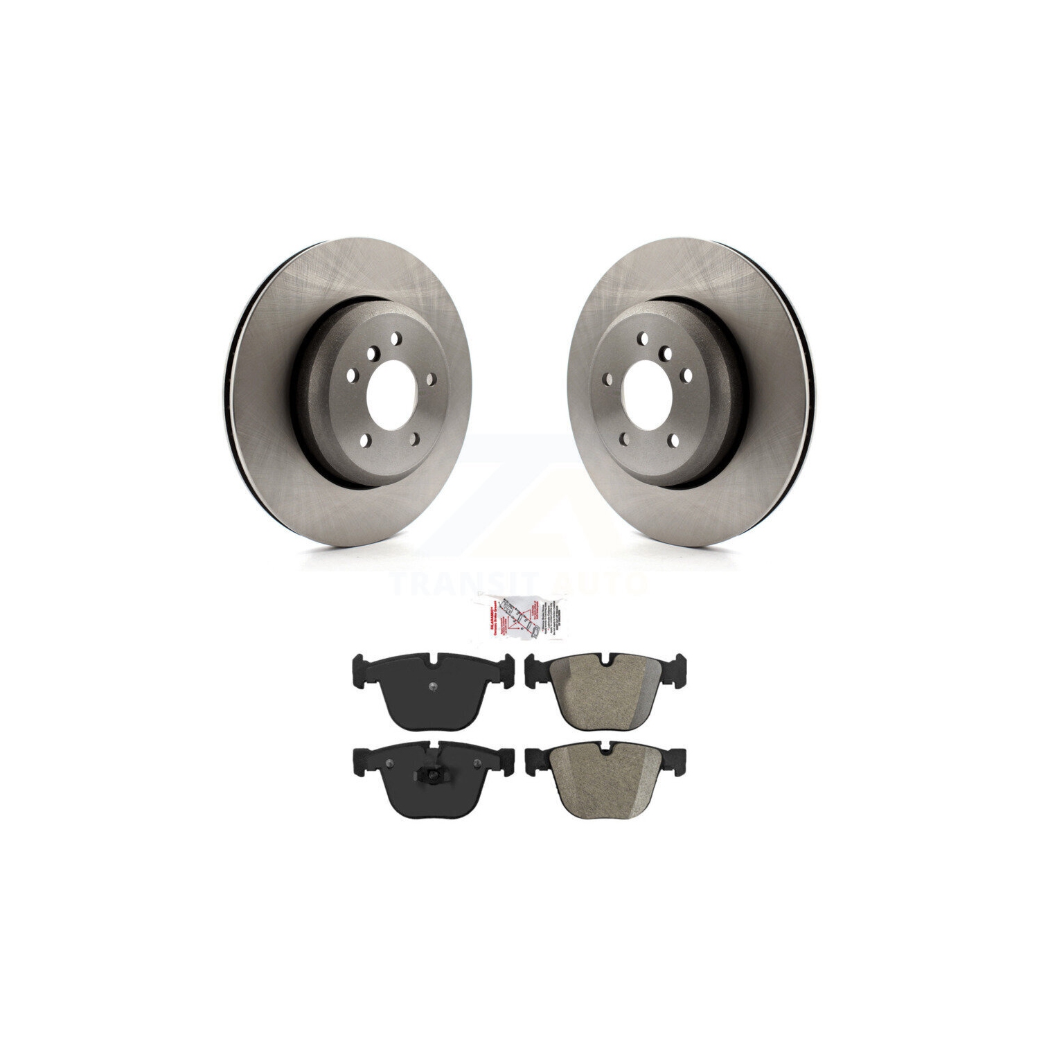 Rear Disc Brake Rotors And Semi-Metallic Pads Kit For BMW 650i 645Ci 550i 545i 535i K8A-100726