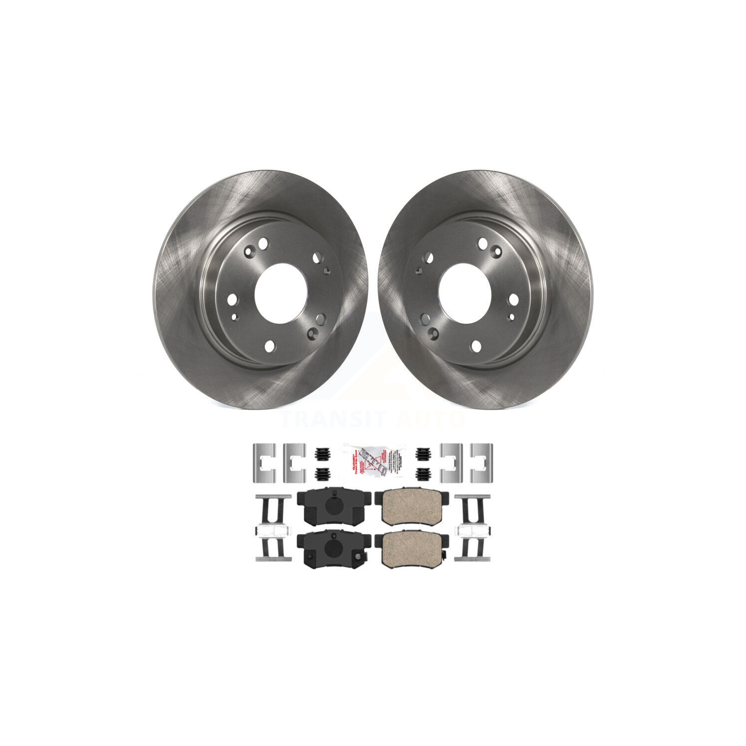 Rear Disc Brake Rotors And Ceramic Pads Kit For Honda Civic Acura CSX ILX K8A-100539