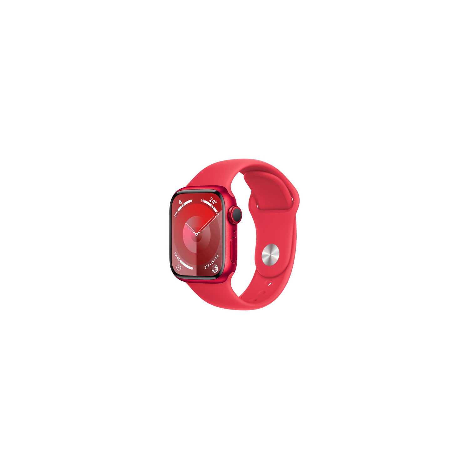 Remis à neuf - Apple Watch Series 9 (GPS + 41&nbsp;mm connectivité cellulaire) avec boîtier en aluminium PRODUCT(RED) et bracelet sport PRODUCT(RED)
