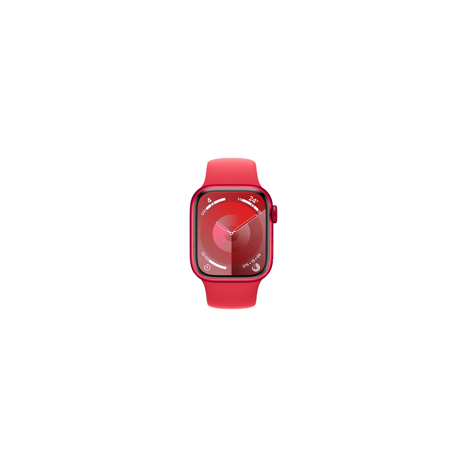 Remis à neuf - Apple Watch Series 9 (GPS + 41 mm connectivité cellulaire) avec boîtier en aluminium PRODUCT(RED) et bracelet sport PRODUCT(RED)