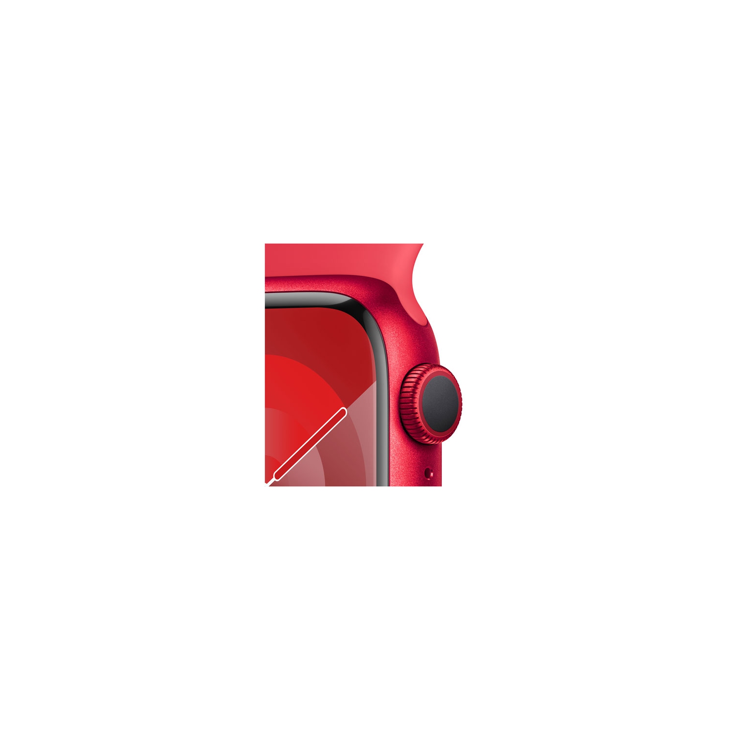 Open Box - Apple Watch Series 9 41mm (PRODUCT)RED Aluminum Case with (PRODUCT)RED Sport Band - Small / Medium