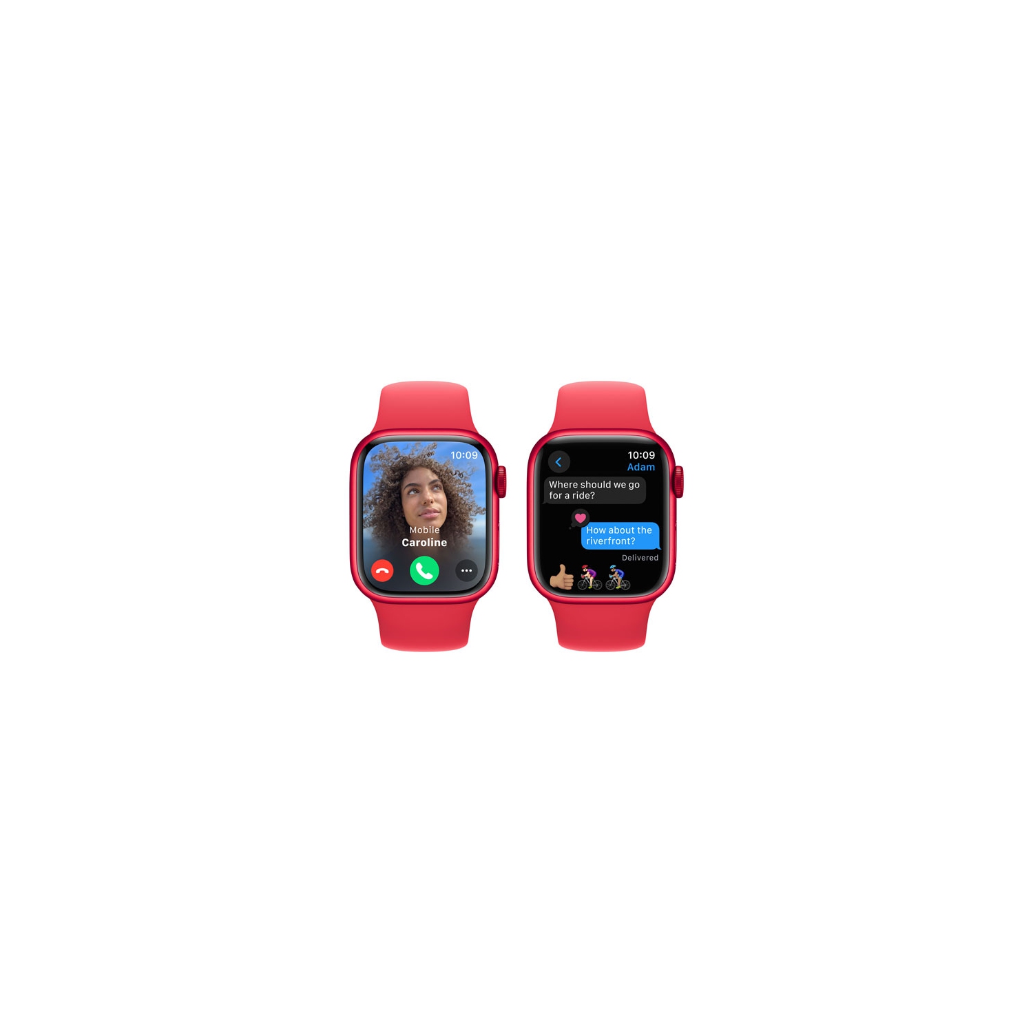 Open Box - Apple Watch Series 9 41mm (PRODUCT)RED Aluminum Case with (PRODUCT)RED Sport Band - Small / Medium