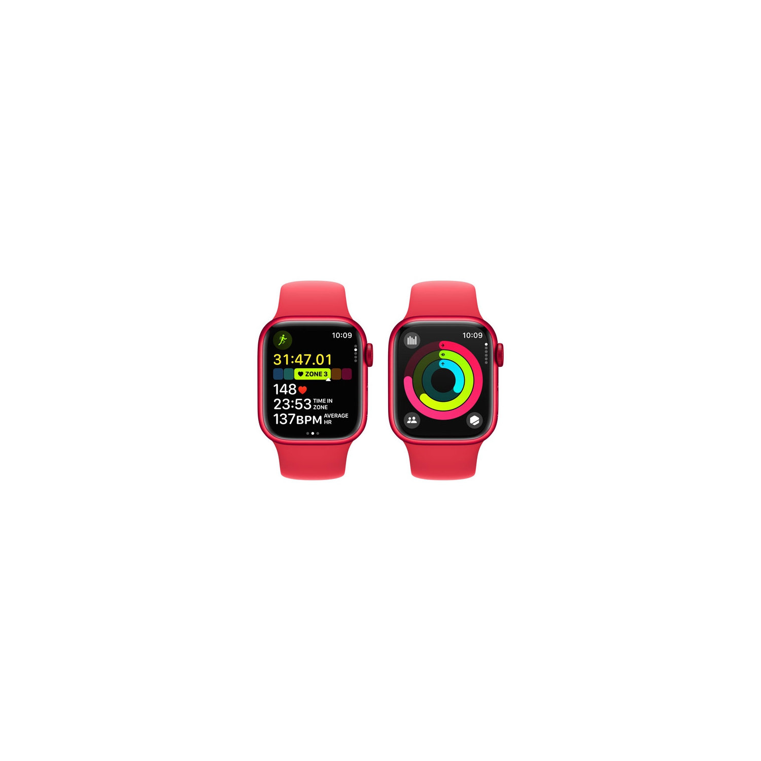 Open Box - Apple Watch Series 9 41mm (PRODUCT)RED Aluminum Case with (PRODUCT)RED Sport Band - Small / Medium